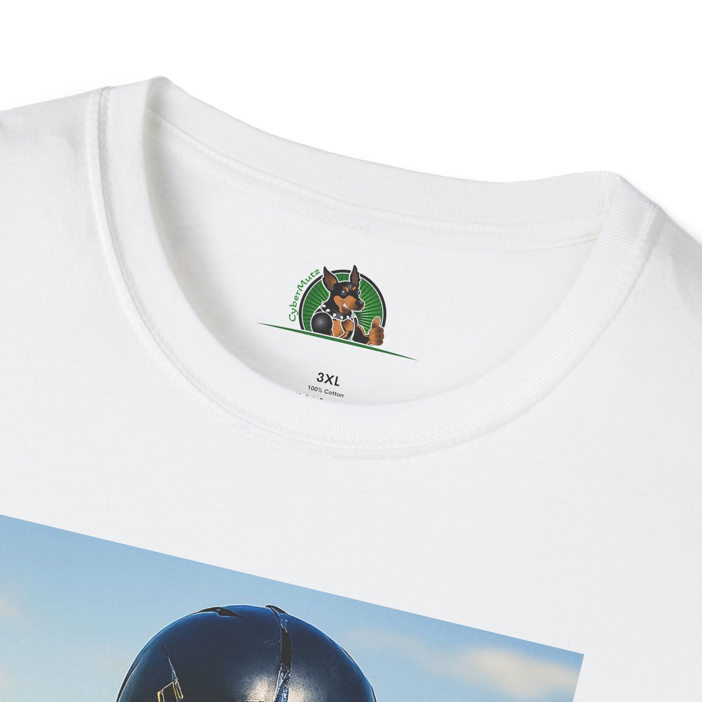 Football Doberman Sports T-Shirt T-Shirt Printify