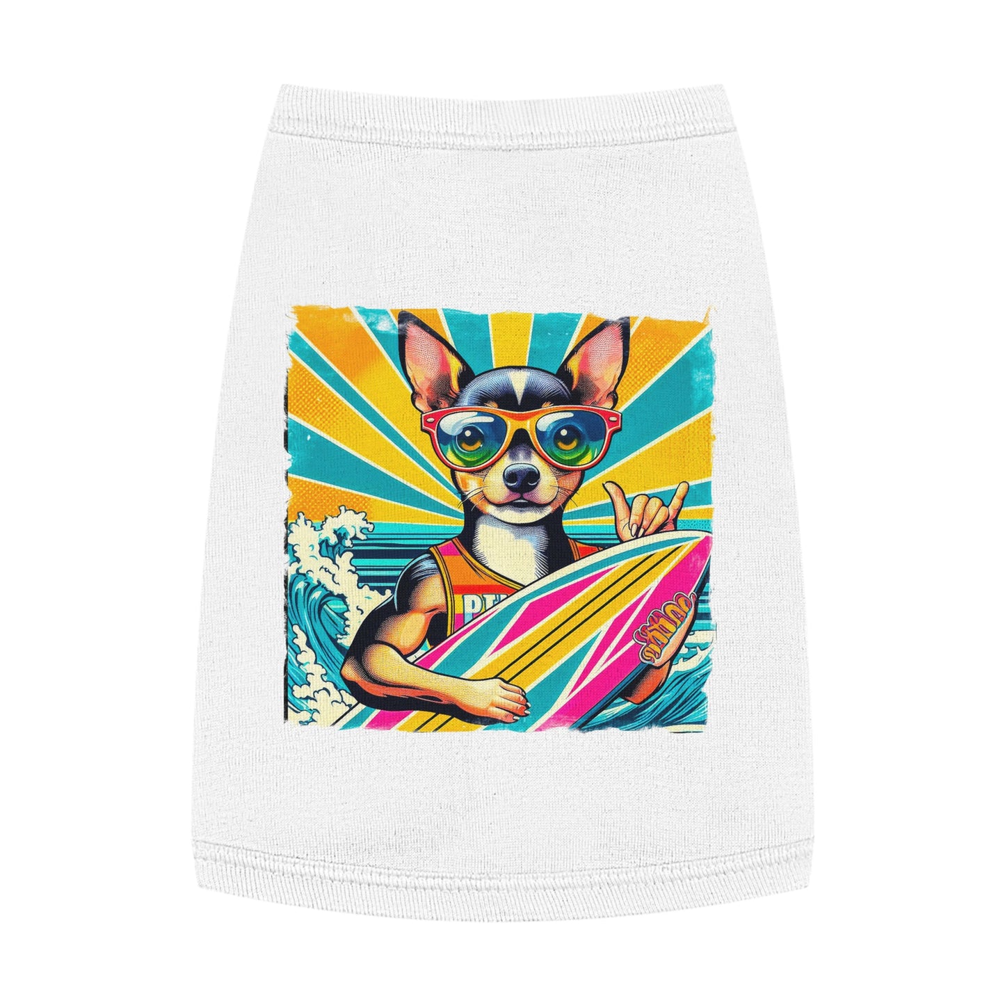 Pet Tank Top Chihuahua Pets Printify M White