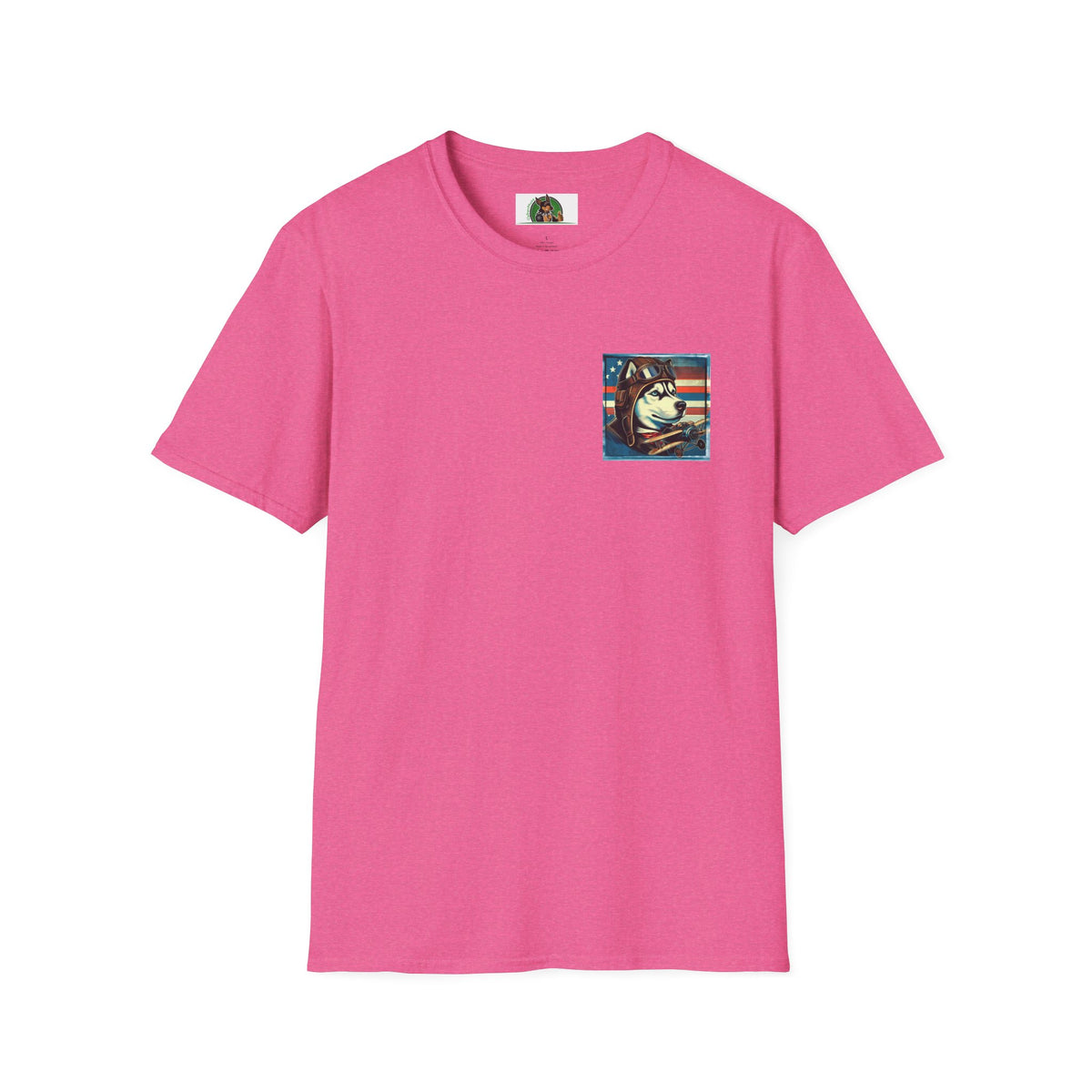 Husky hero shirt Back Design