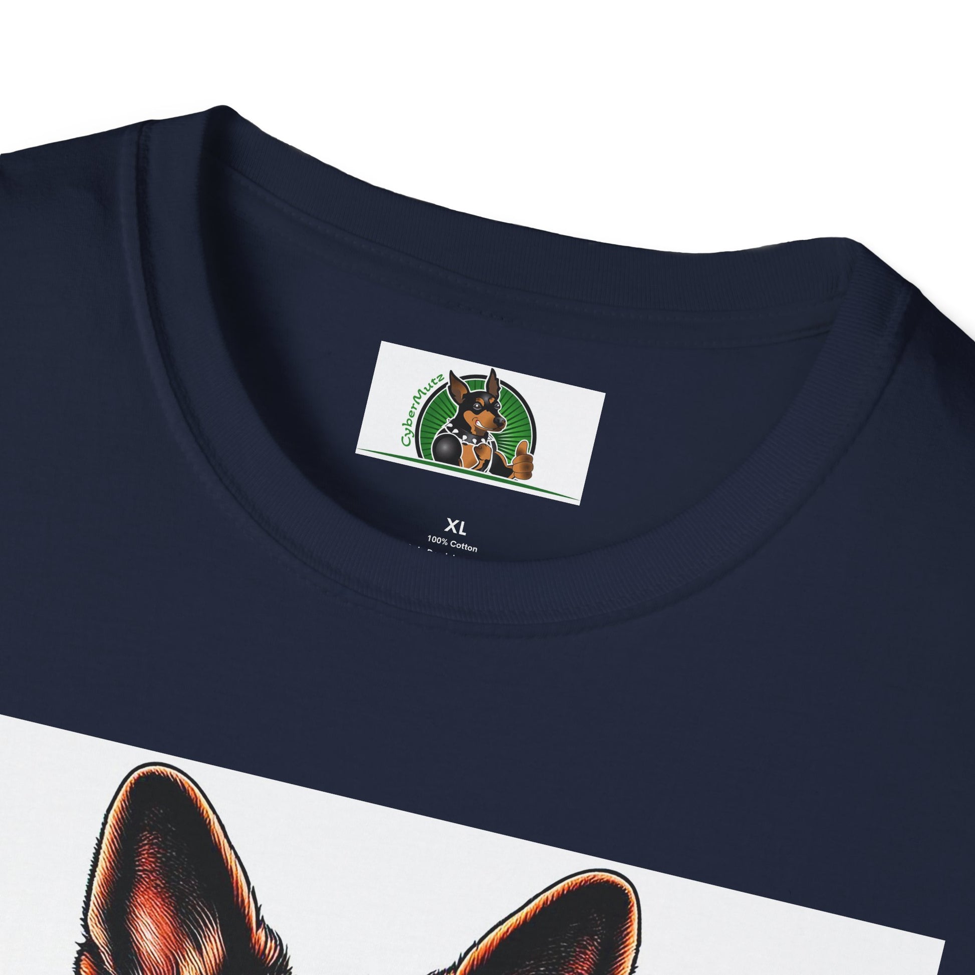 German Shepherd suit and tie T-Shirt Printify