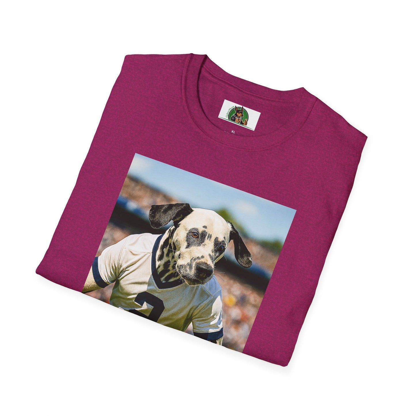Sports Soccer Dalmatian Unisex T-Shirt