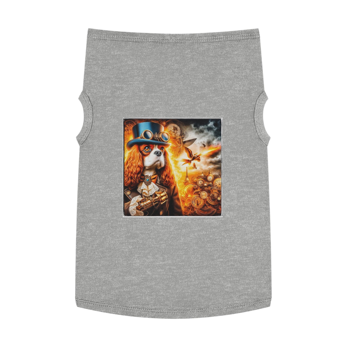 Pet Tank Top Cavalier King Charles Spaniel Pets Printify XL Heather 