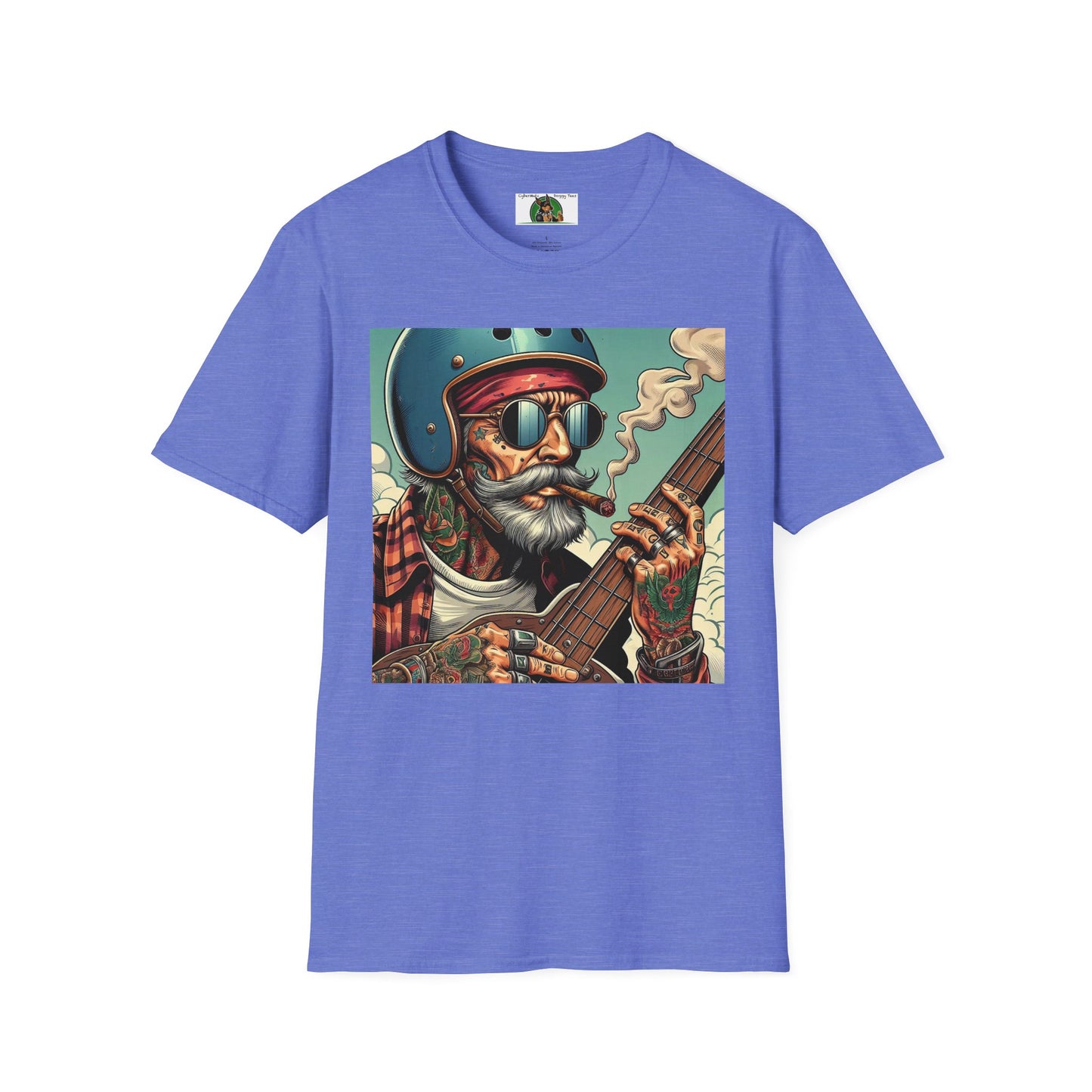 Wacky Guitareon T-Shirt Printify Heather Royal S 