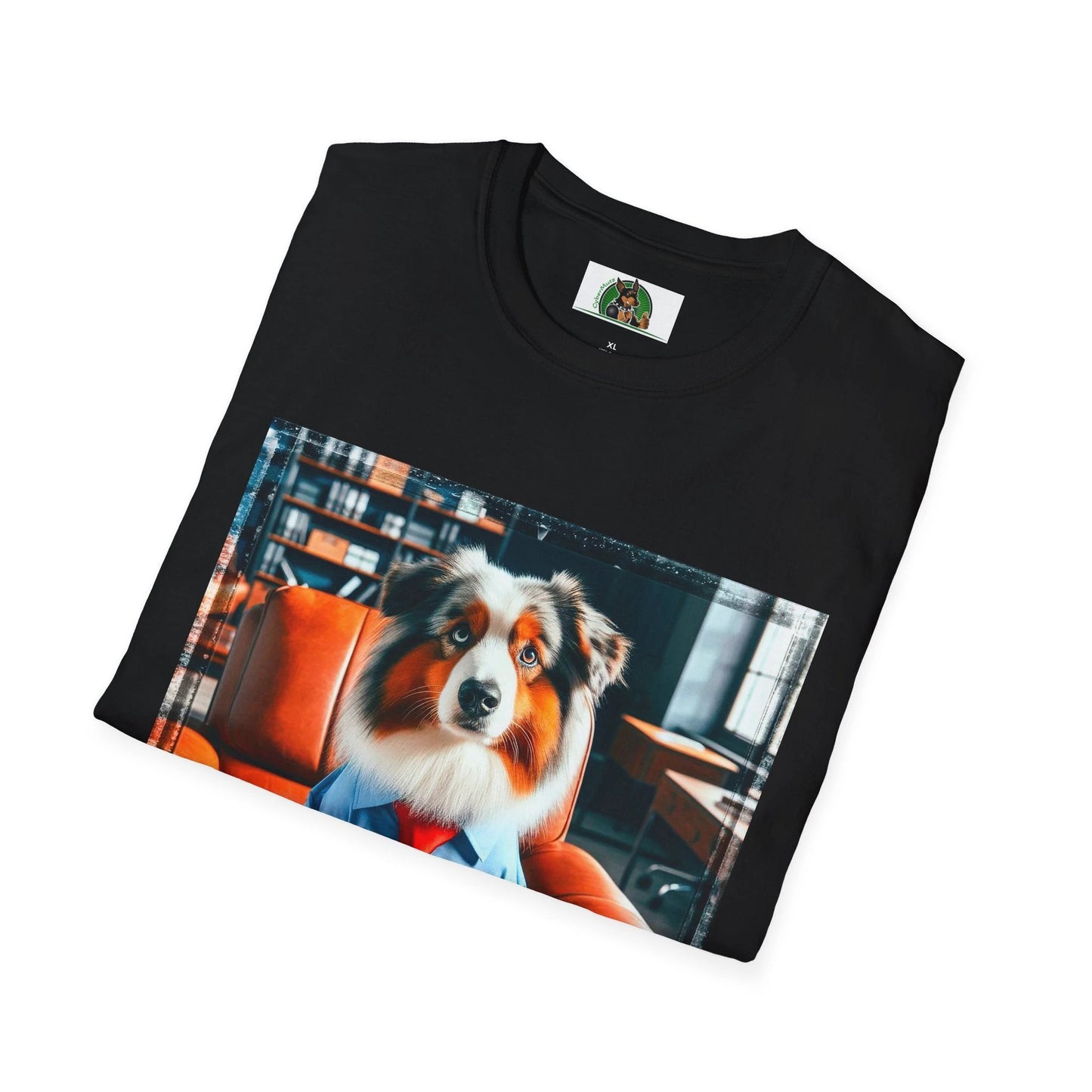 Australian Shepherd Boss Dog T-Shirt Printify