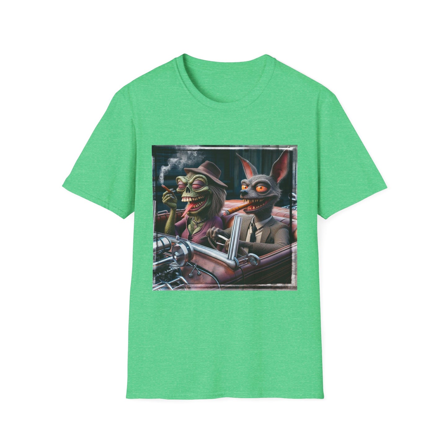 Chupacabra T-Shirt Printify S Heather Irish Green 