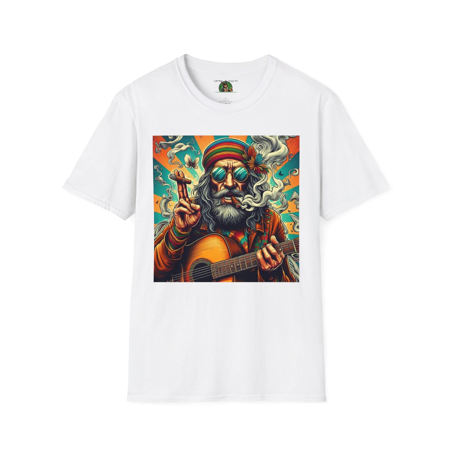 Wacky Old Dude T-Shirt Printify White S 