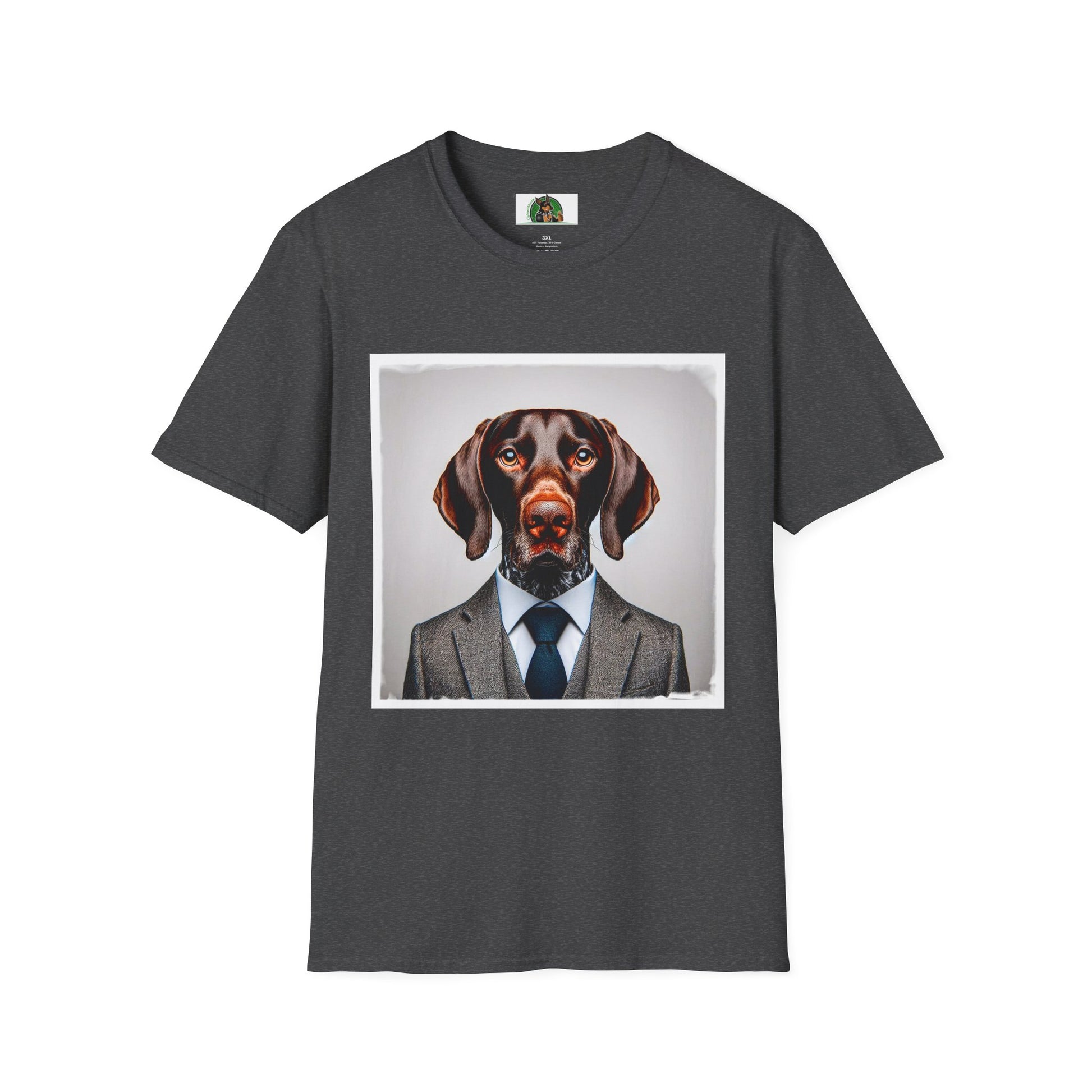 German Shorthaired Pointer T-Shirt T-Shirt Printify XS Dark Heather