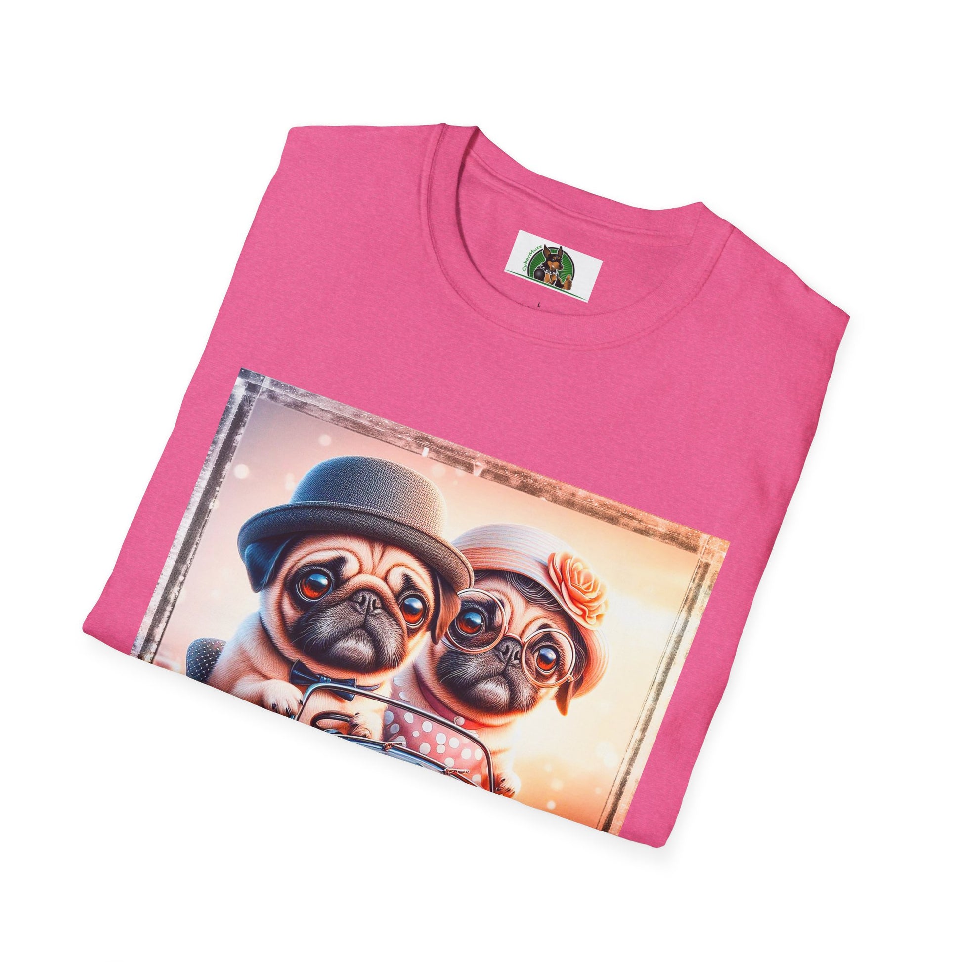 Wacky Pugs T-Shirt Printify   