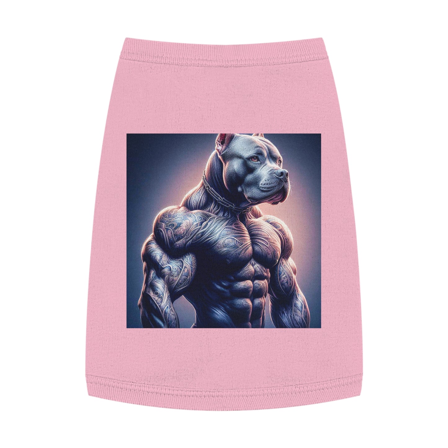 Pet Tank Top Pit Bull Pets Printify M Pink