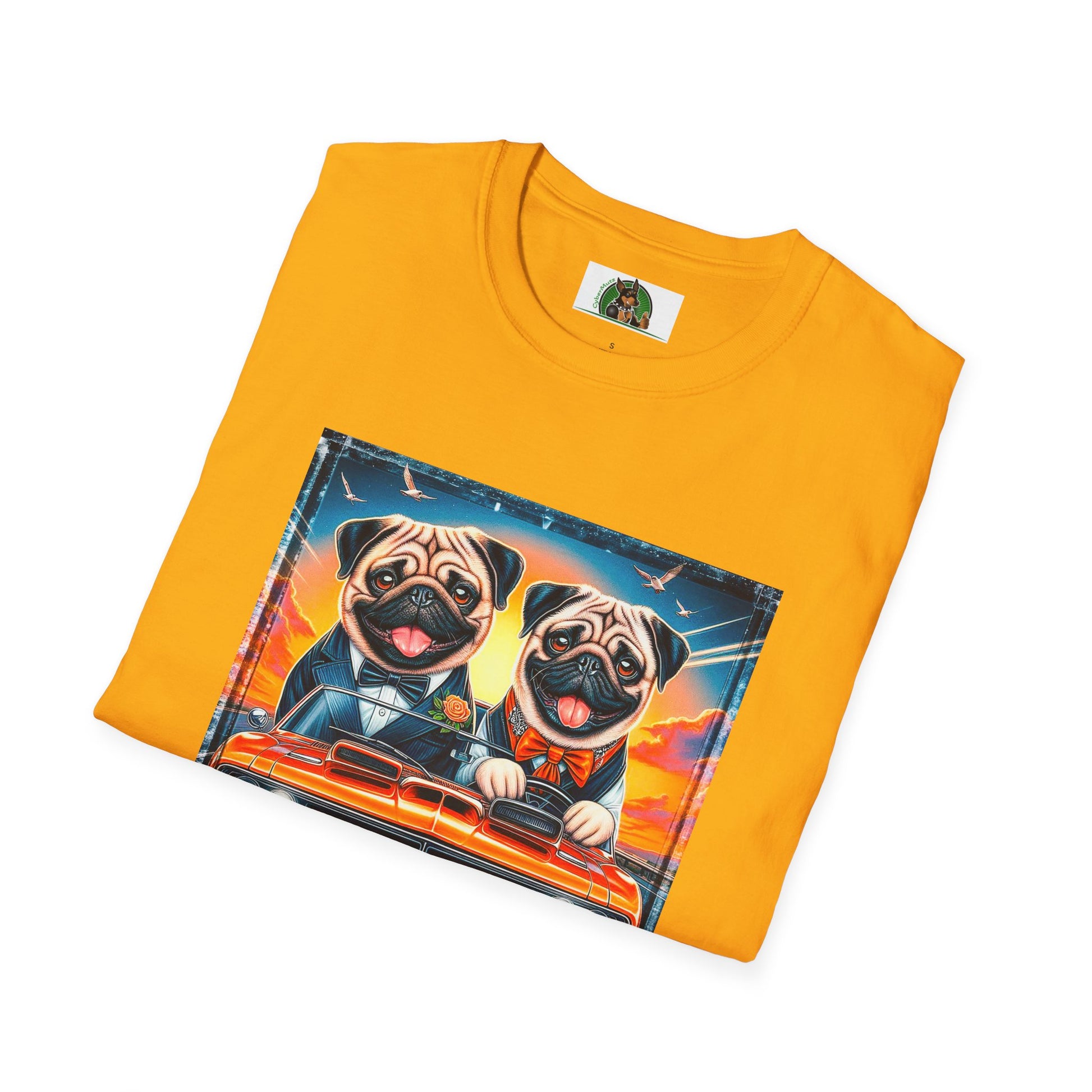 Wacky Pugs T-Shirt Printify   