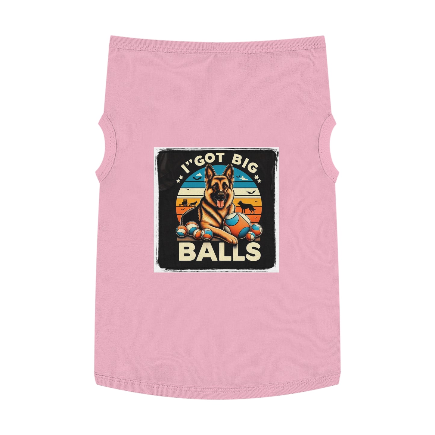 Pet Tank Top German Shepherd Pets Printify XL Pink 