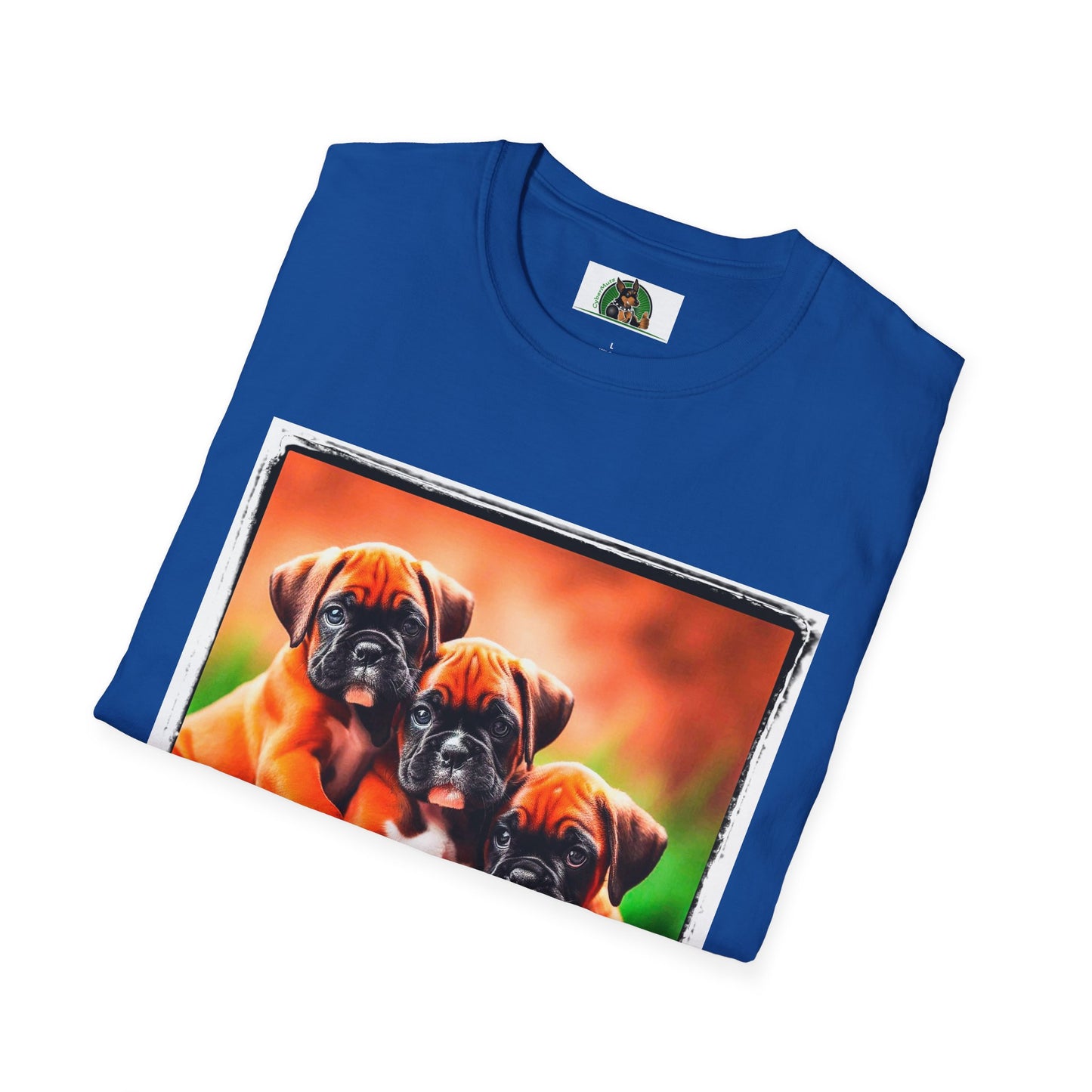 Boxer Puppy Dogs TShirt T-Shirt Printify