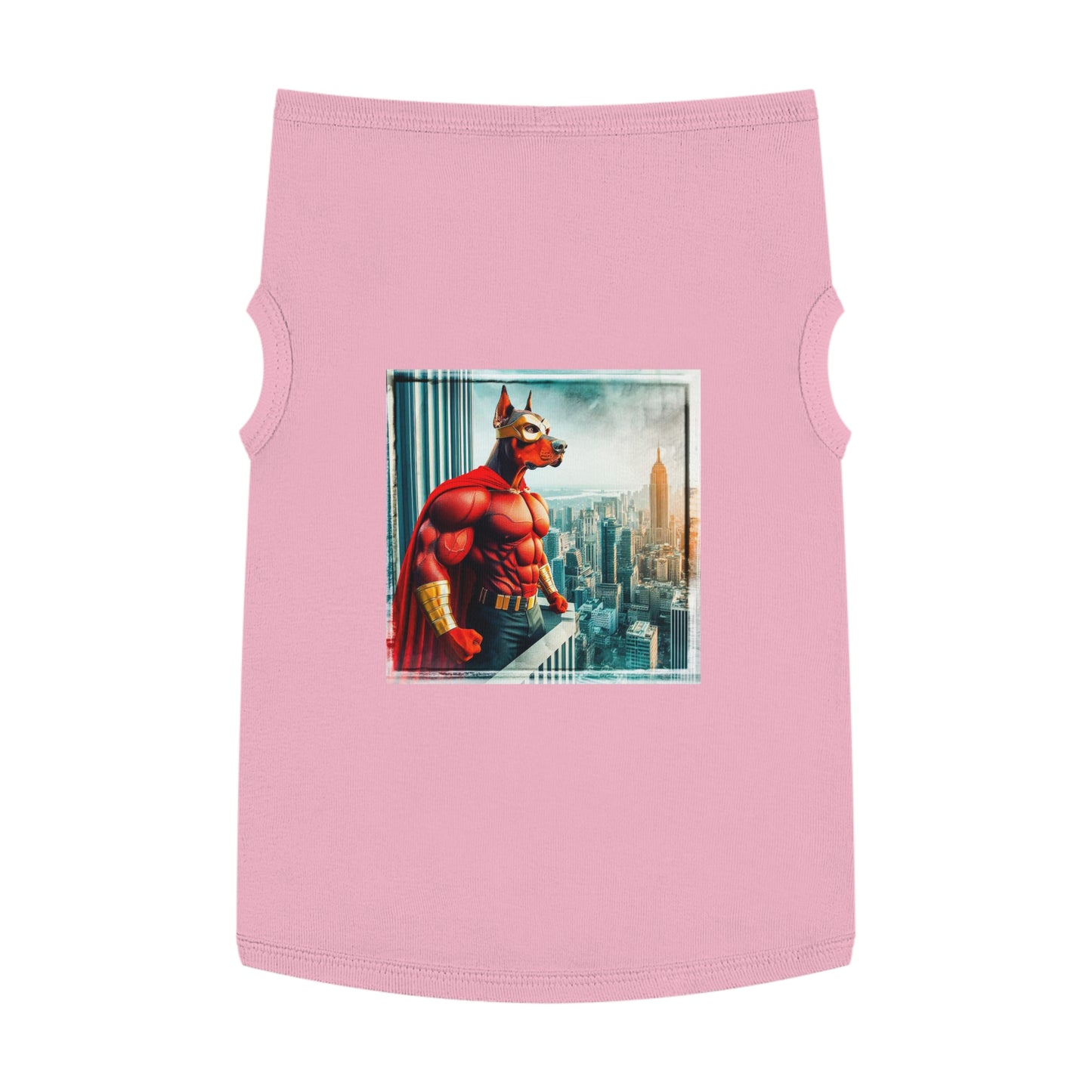 Pet Tank Top Doberman Pets Printify XL Pink