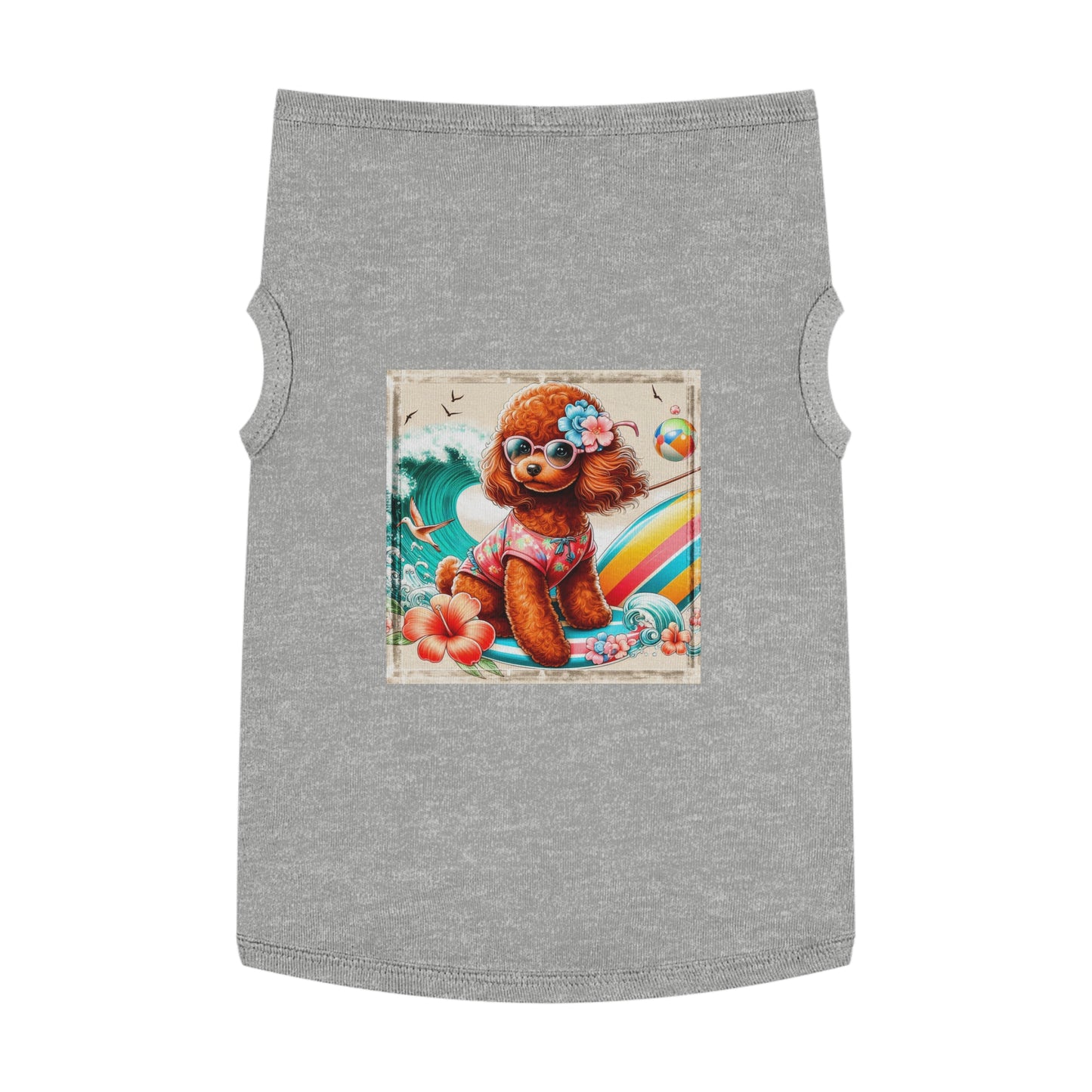 Pet Tank Top Poodle Pets Printify XL Heather 