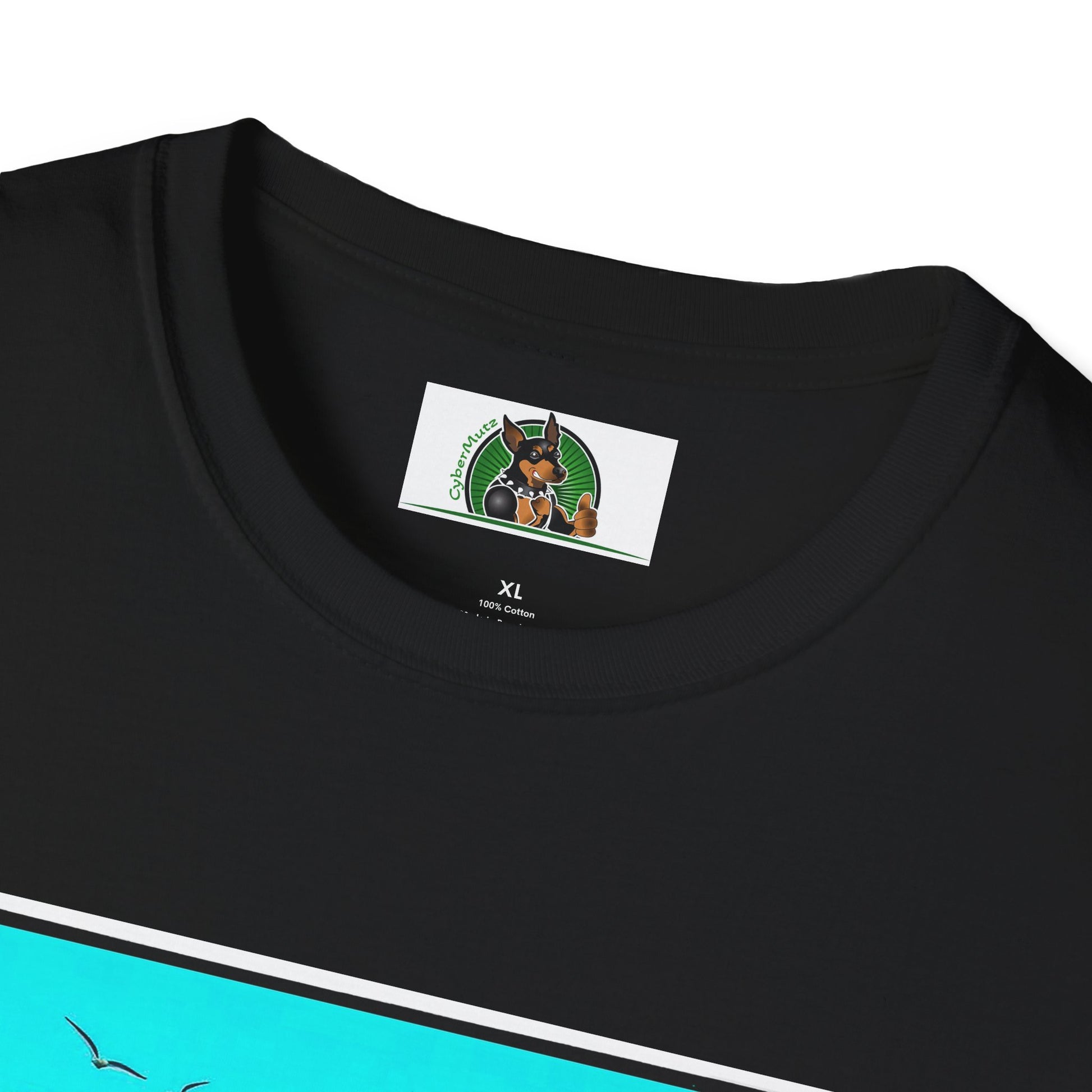 Australian Shepherd Wearing Hawaiian Shirt Surfer Dog T-Shirt Printify