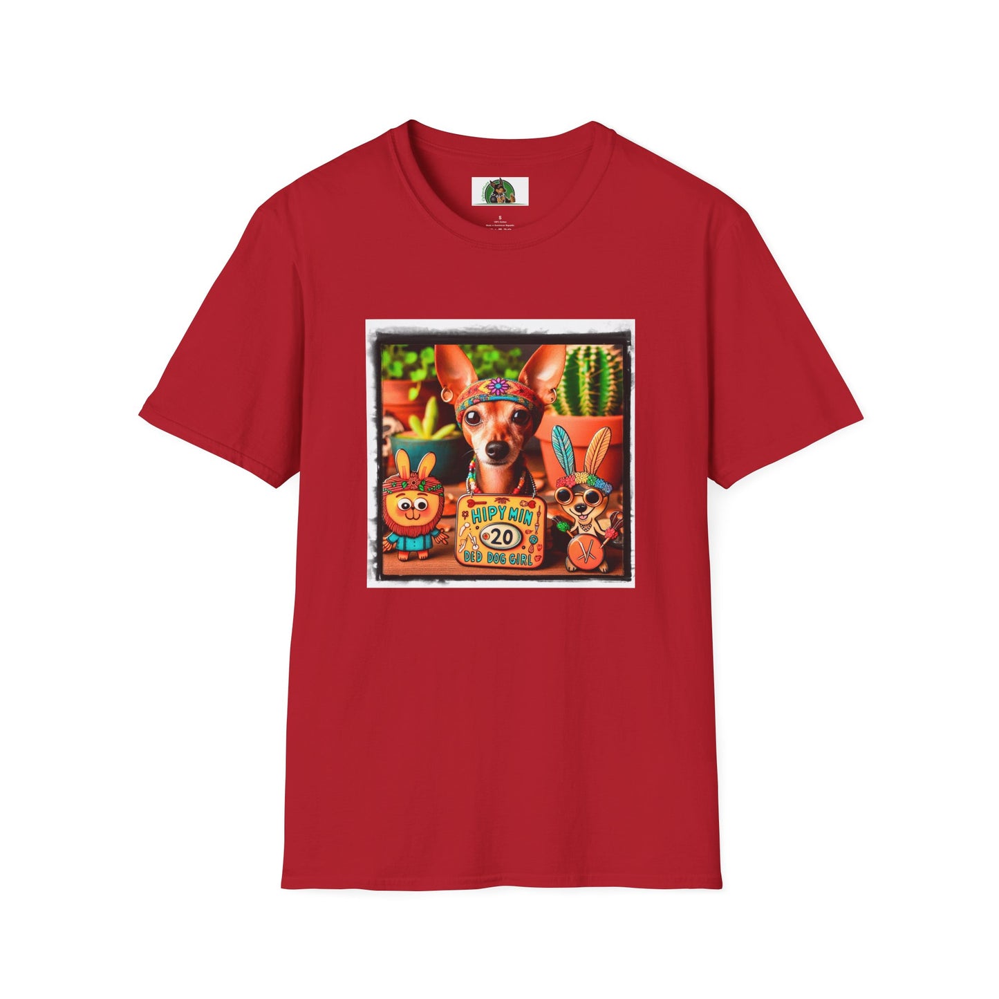 Min Pin T-Shirt T-Shirt Printify S Cherry Red 