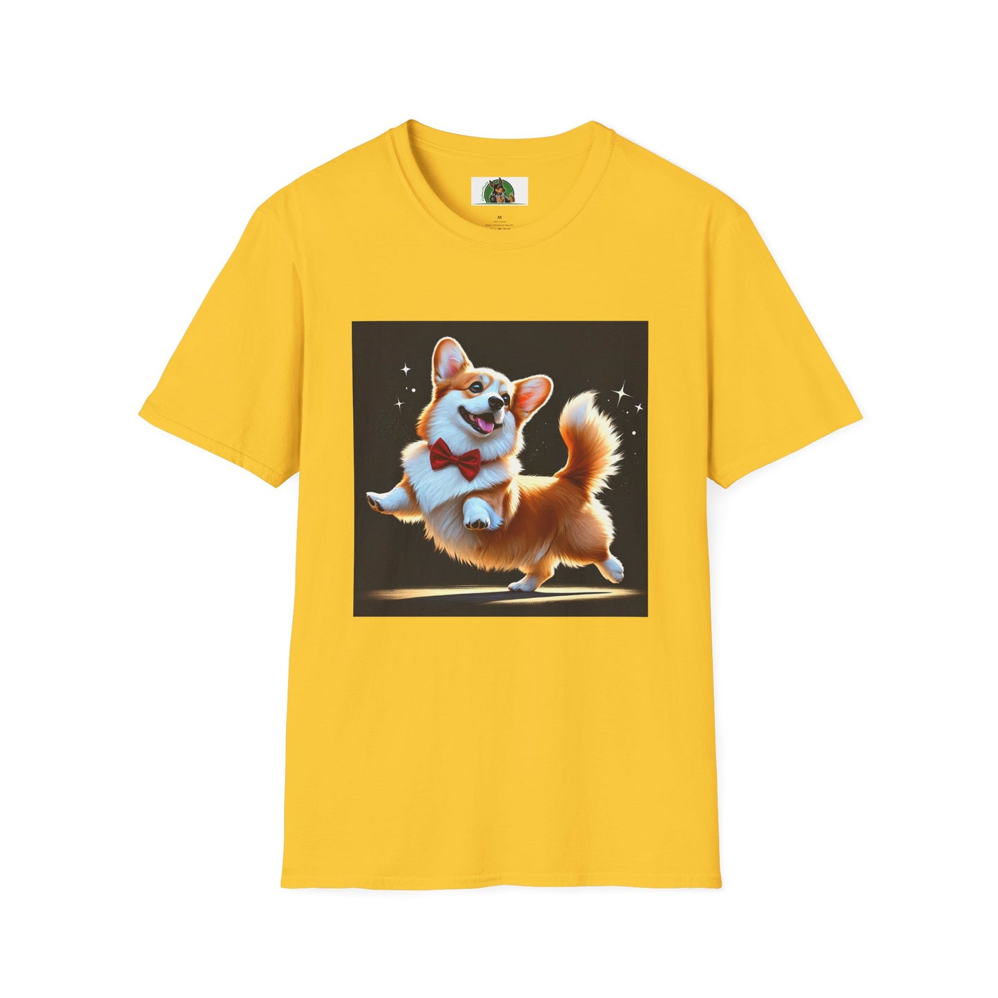 Dancing Pembroke Welsh Corgi T-Shirt T-Shirt Printify S Daisy
