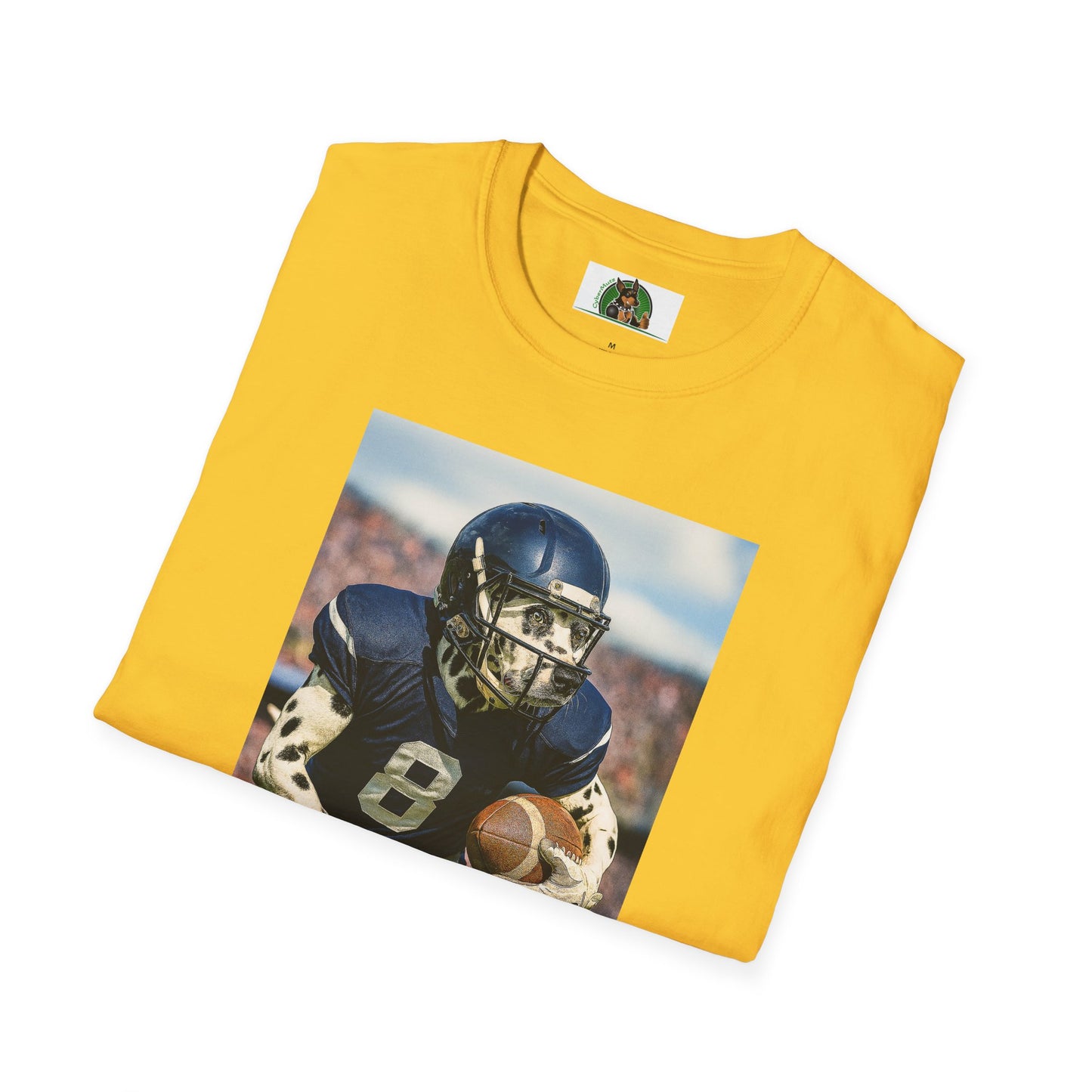 Football Dalmatian Sports T-Shirt