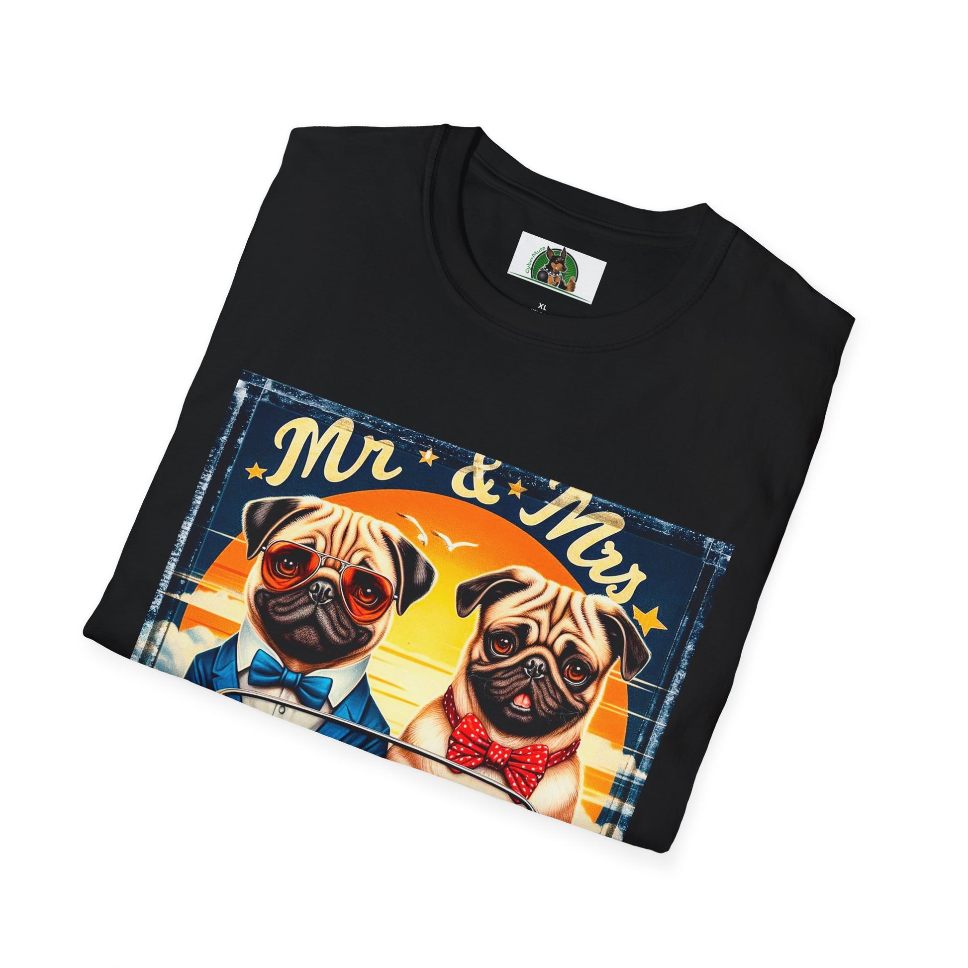 Wacky Pugs T-Shirt Printify   