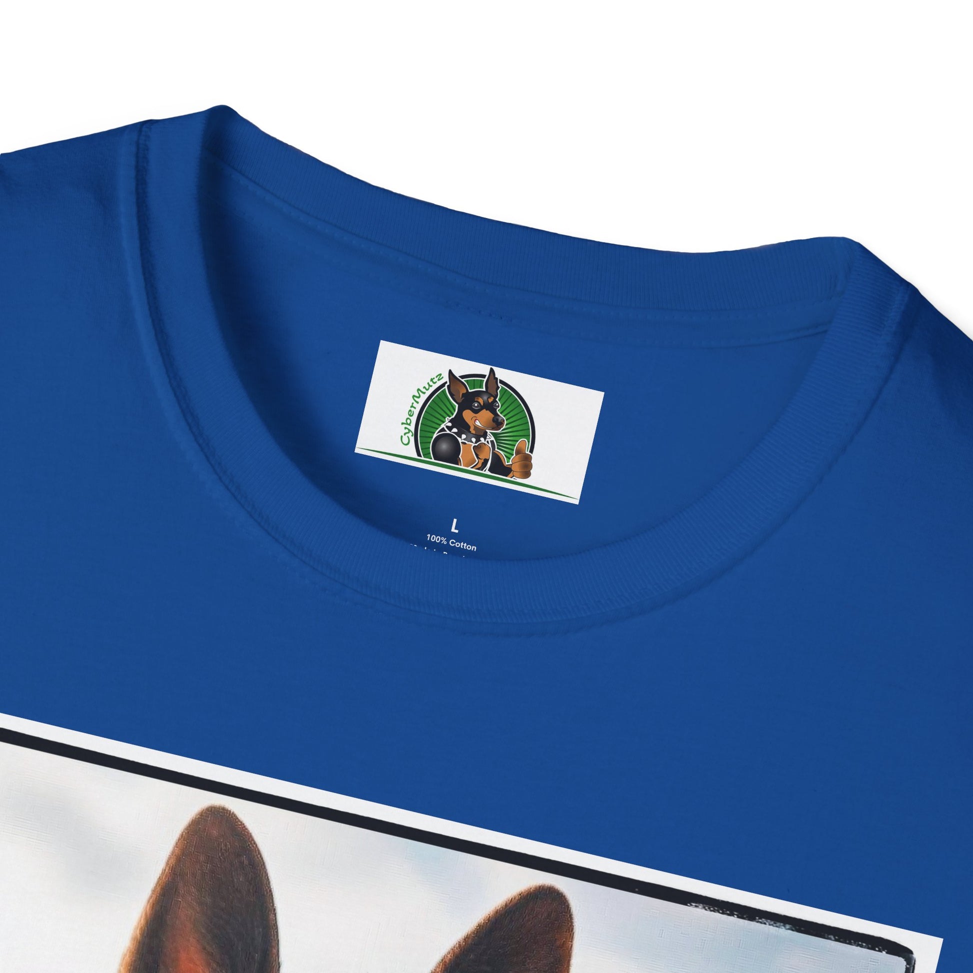 German Shepherd suit and tie shirt T-Shirt Printify