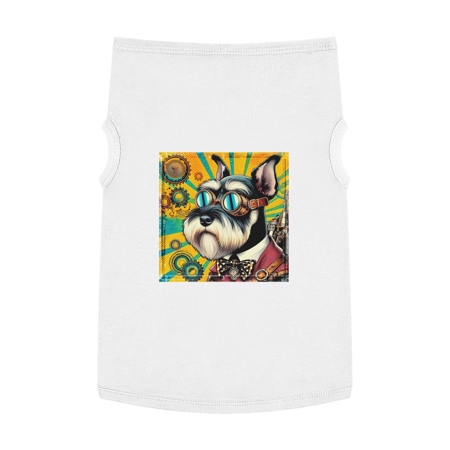 Pet Tank Top Miniature Schnauzer Pets Printify   