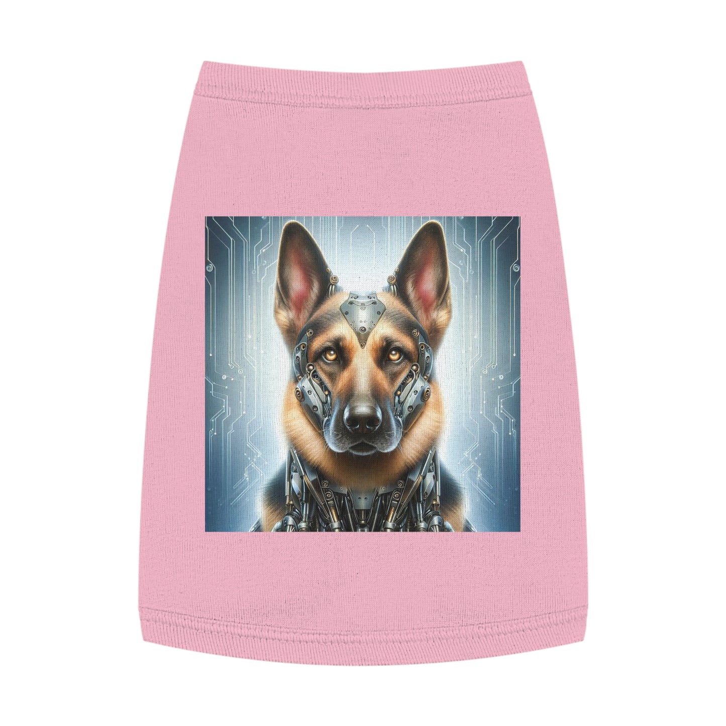 Pet Tank Top German Shepherd Pets Printify M Pink 