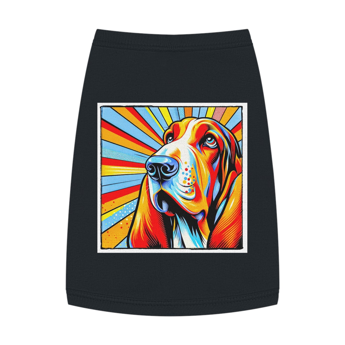 Pet Tank Top Basset Hound Pets Printify M Black