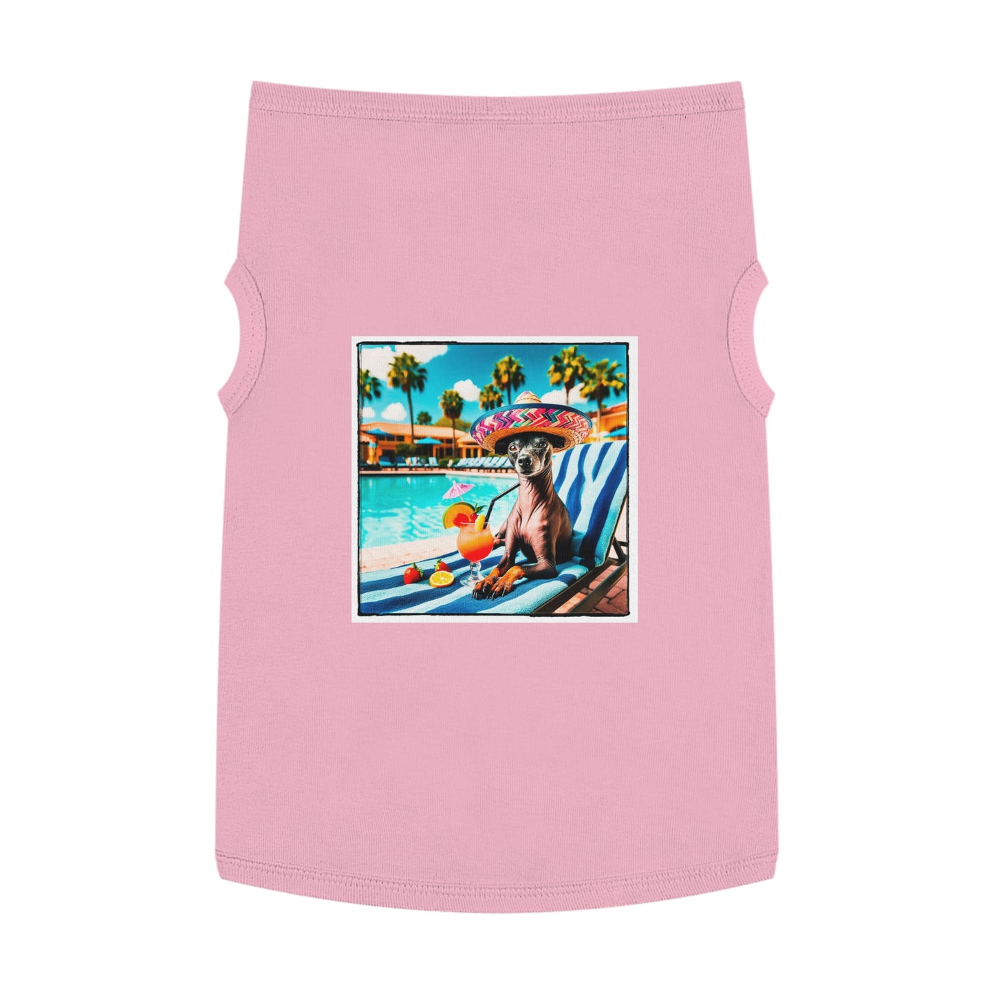 Pet Tank Top Mexican Hairless Pets Printify XL Pink