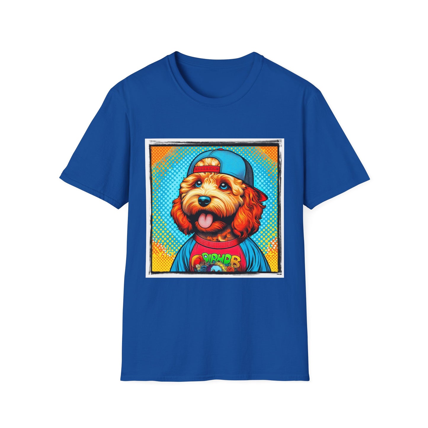CockerPoo happy smiling t shirt T-Shirt Printify XS Royal
