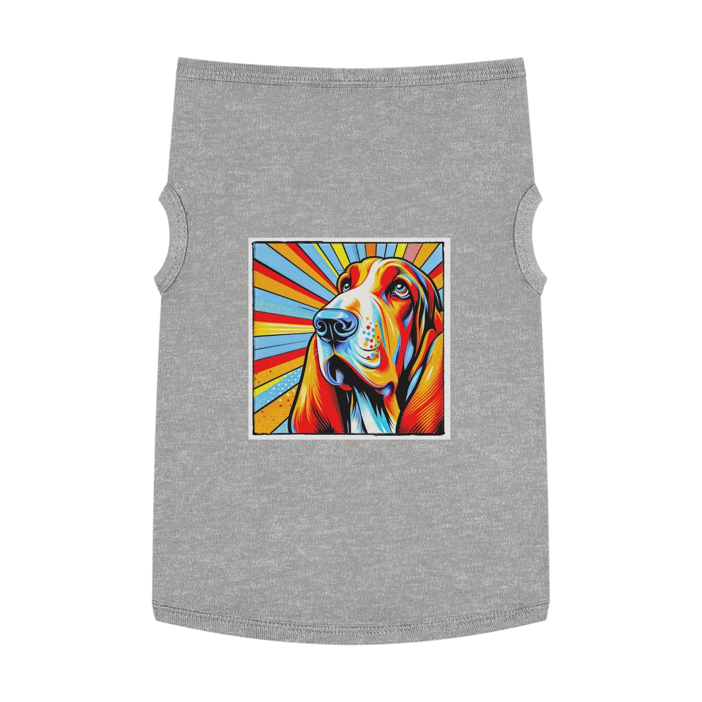 Pet Tank Top Basset Hound Pets Printify XL Heather