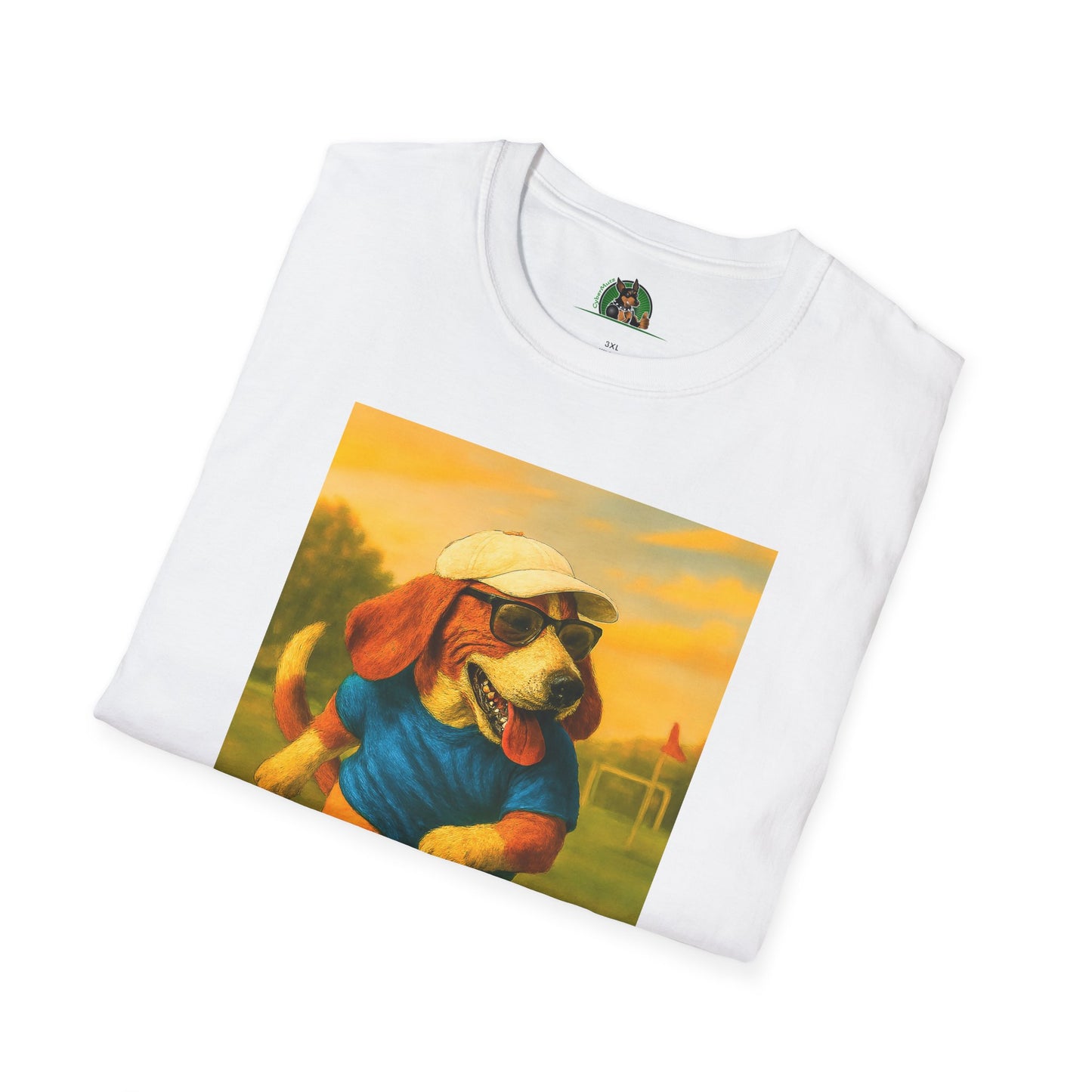 Sports Beagle Soccer T-Shirt T-Shirt Printify