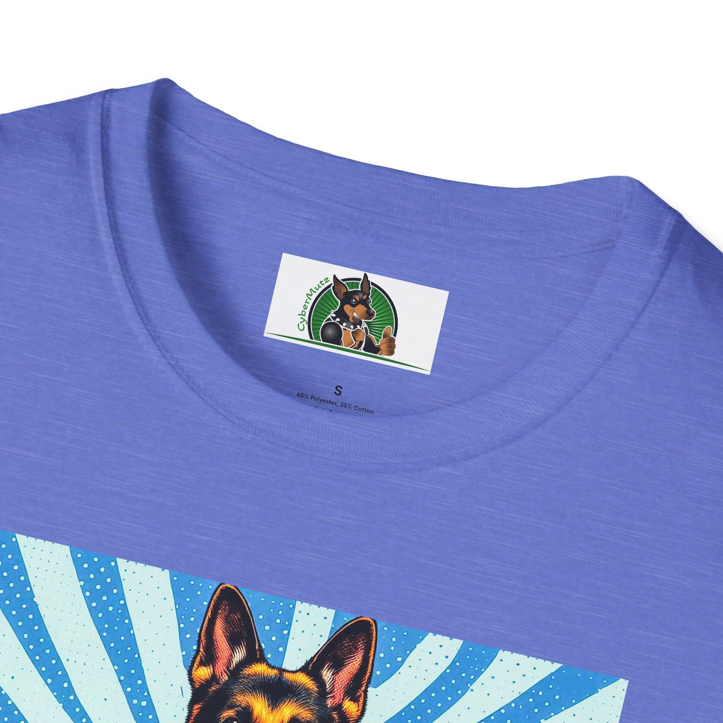 German Shepherd working out shirt