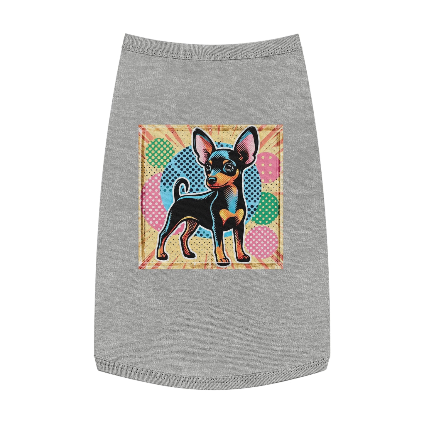 Dog Tank Top - Min Pin Tank Tops Pets Printify   