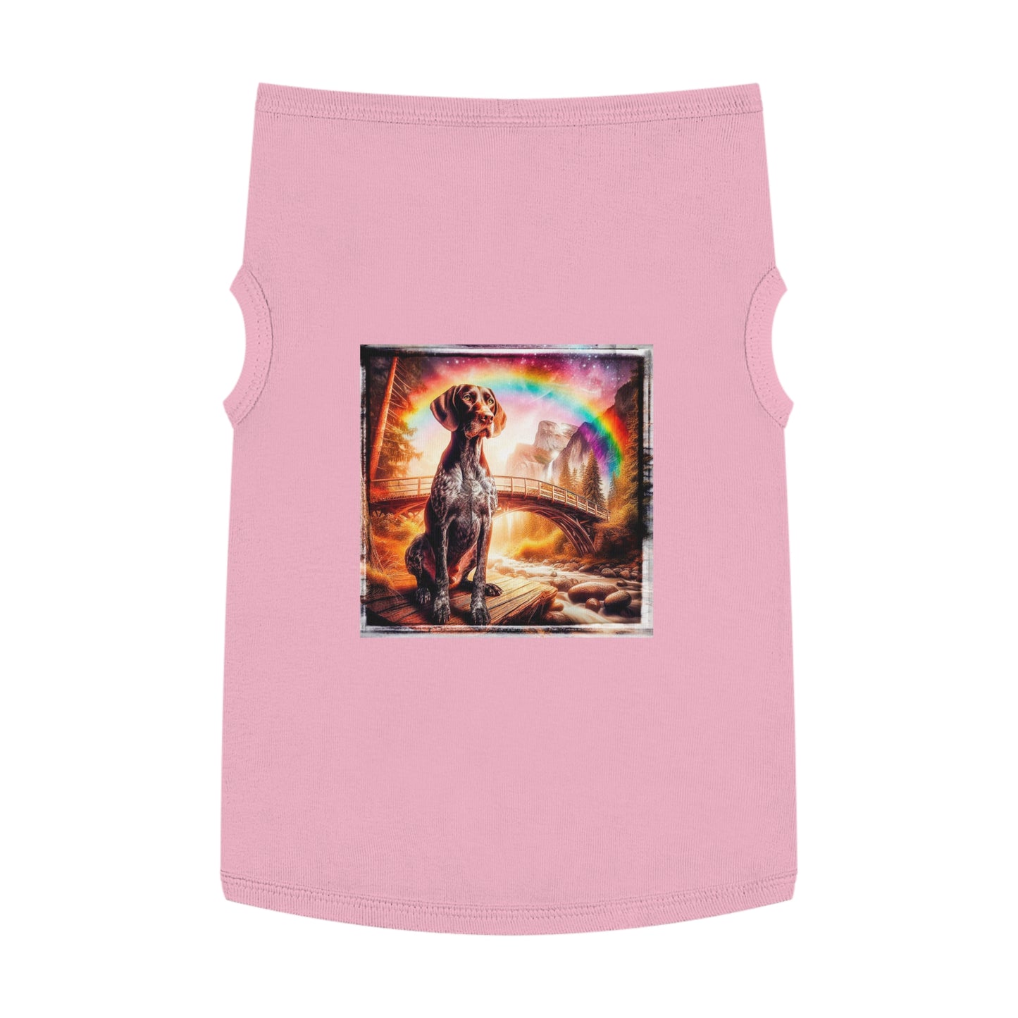 Pet Tank Top German Shorthaired Pointer Pets Printify XL Pink 