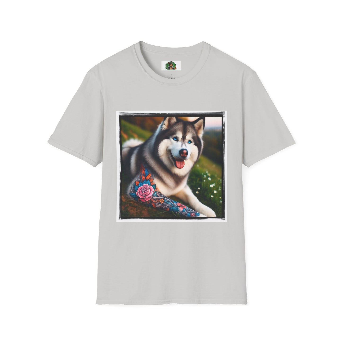 Husky T-Shirt Printify S Ice Grey 