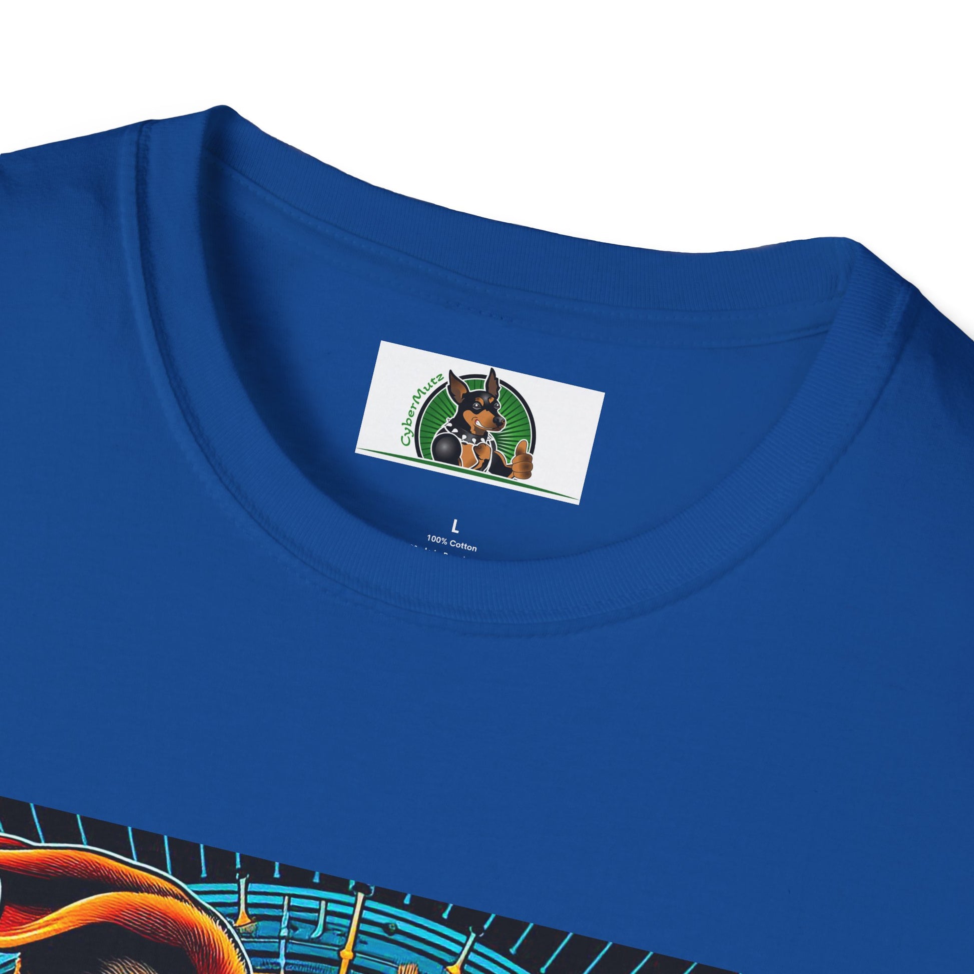 Jack Russell Blue Steampunk Dog T-Shirt Printify