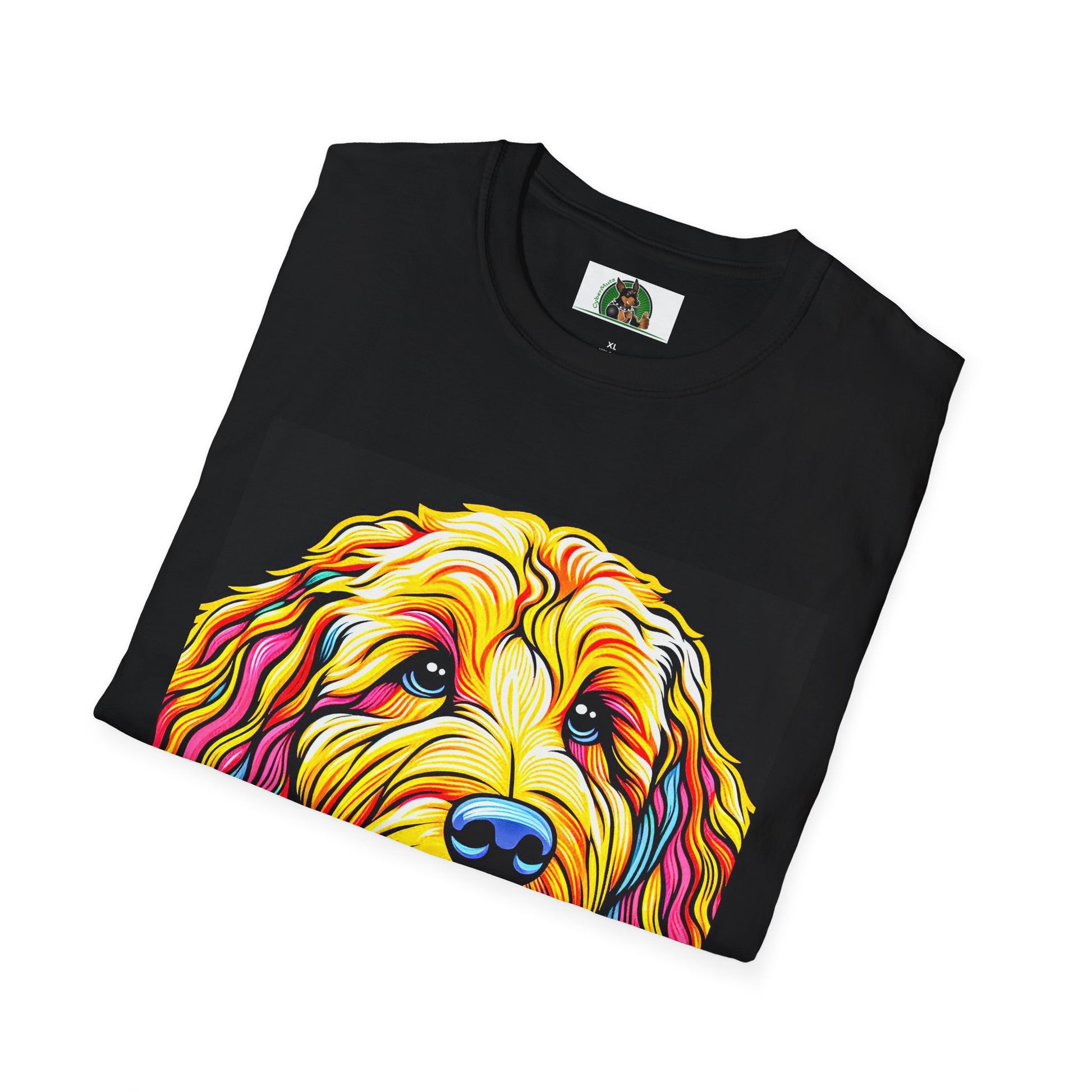 Golden Doodle pretty colors t shirt T-Shirt Printify