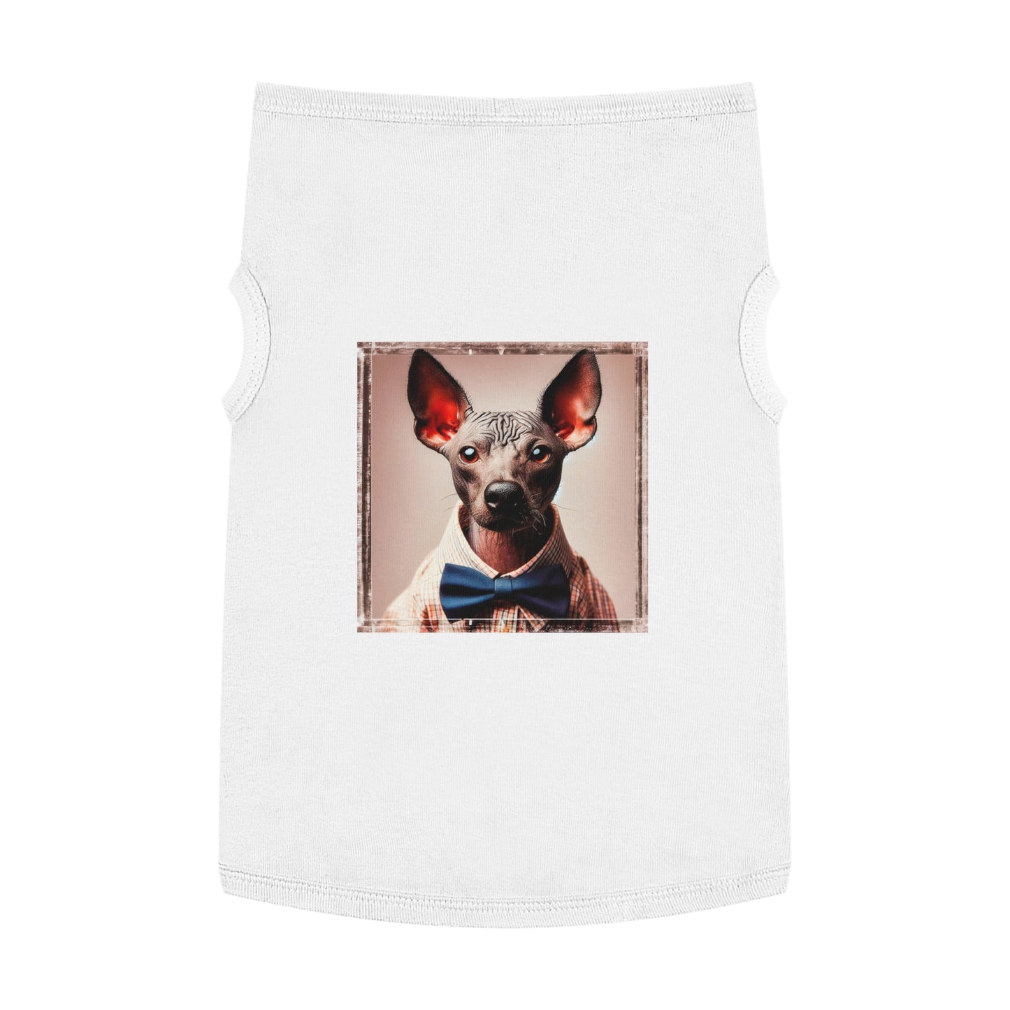 Pet Tank Top Mexican Hairless Pets Printify XL White