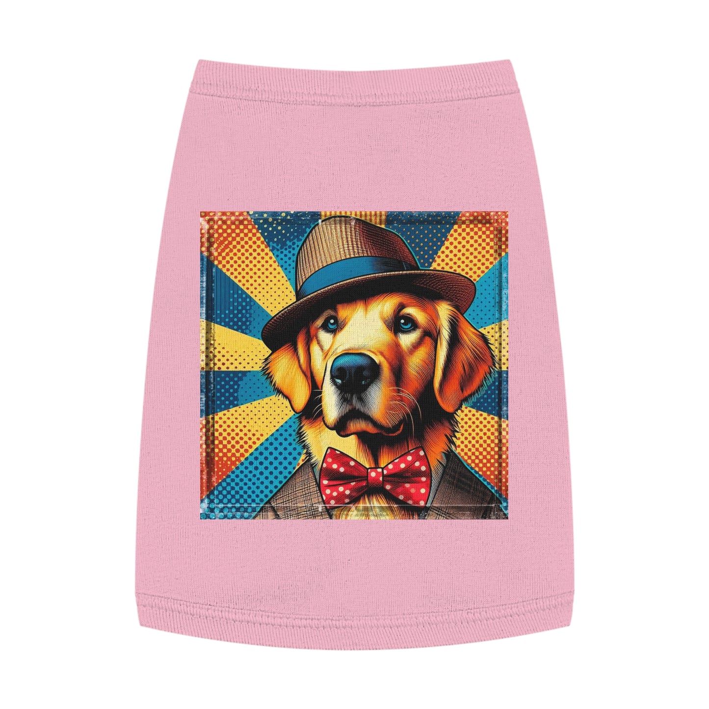 Golden Retriever pet tank top Pets Printify   