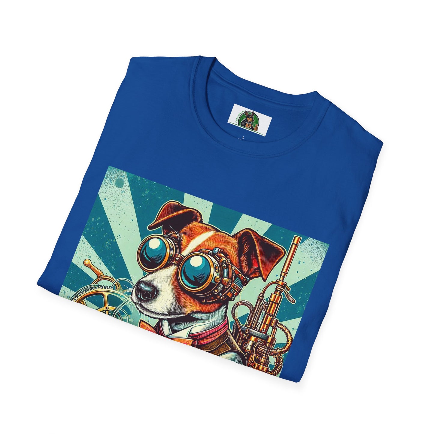 Jack Russell Steampunk Working T-Shirt Printify