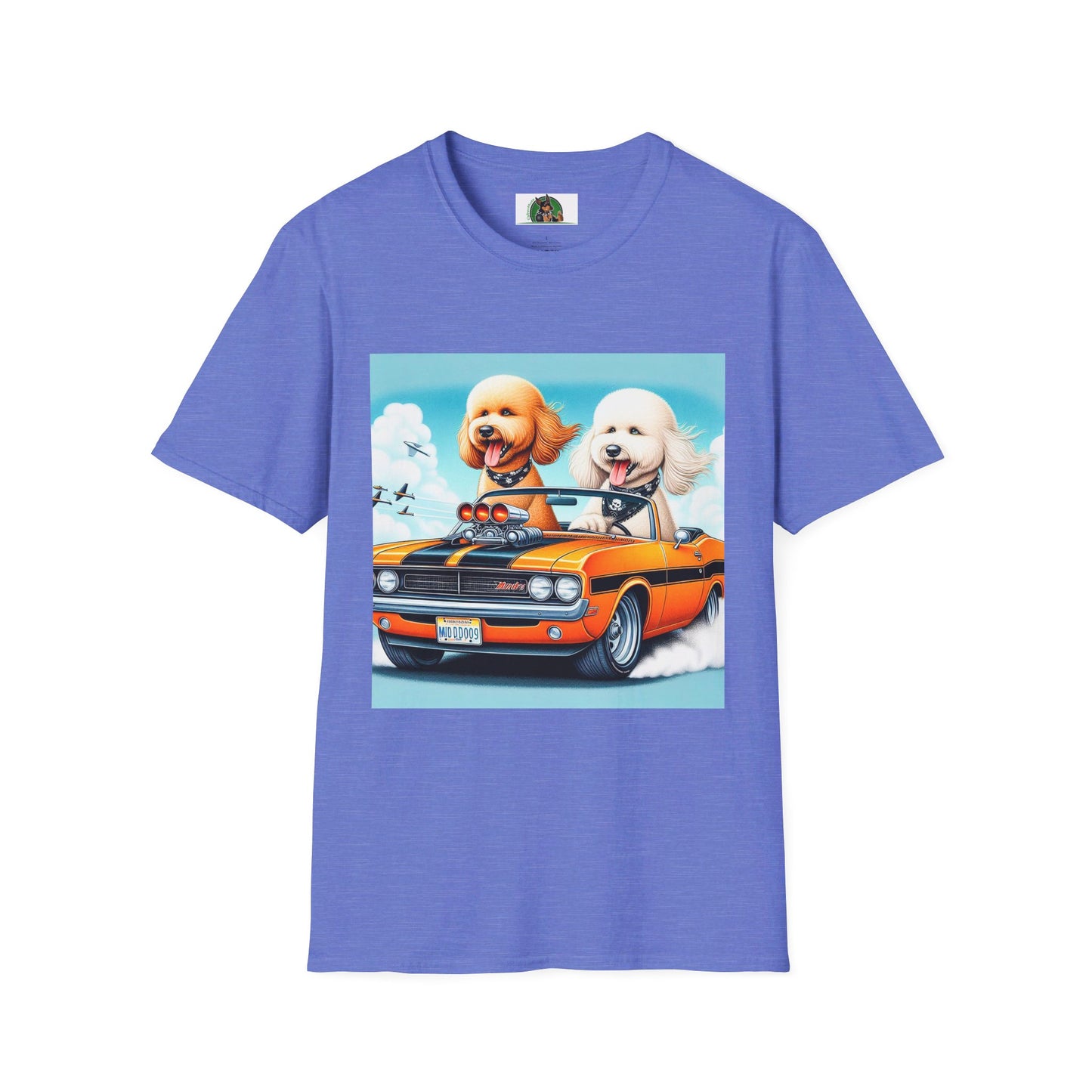 Wacky Shepadoodle T-Shirt Printify S Heather Royal 