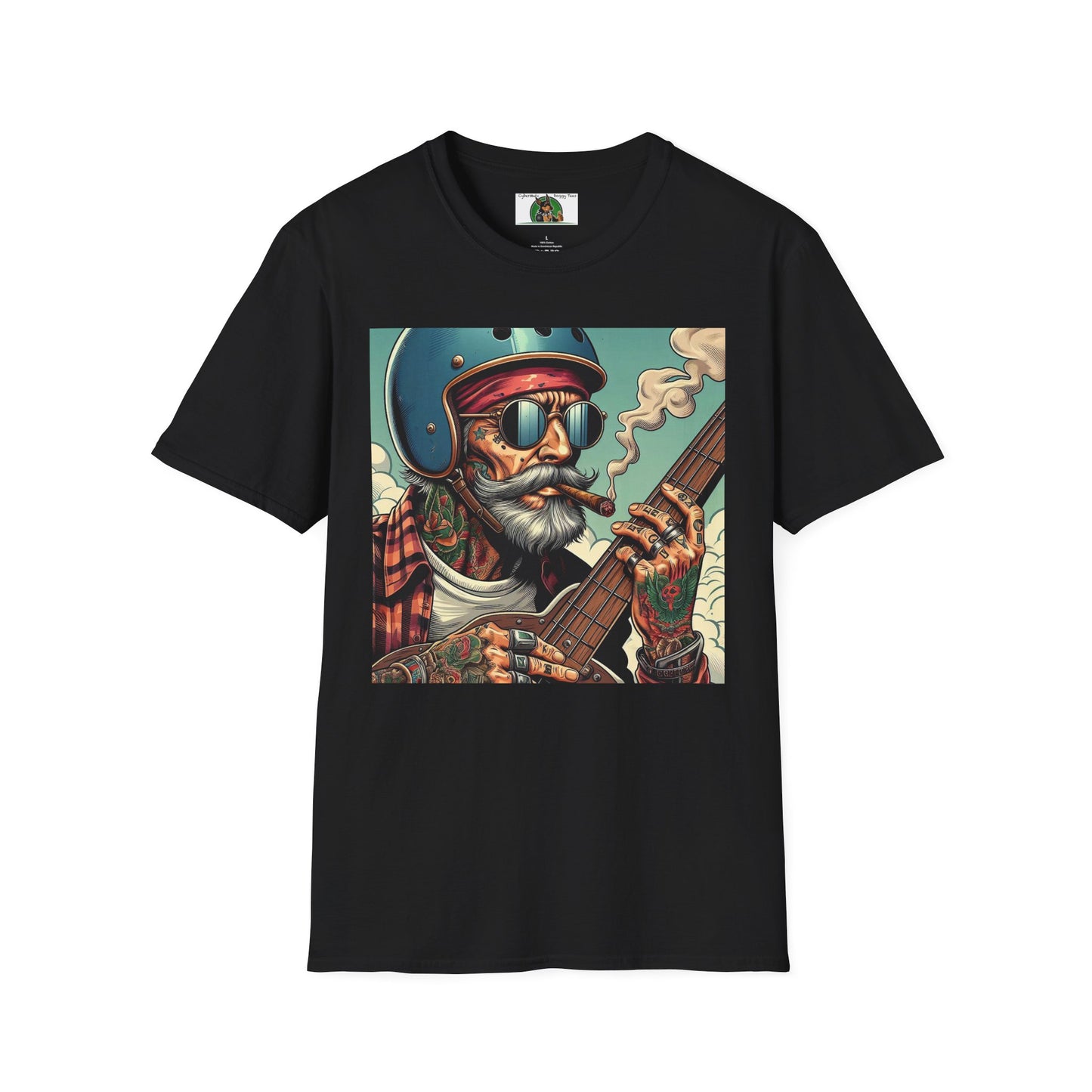 Wacky Guitareon T-Shirt Printify Black S 