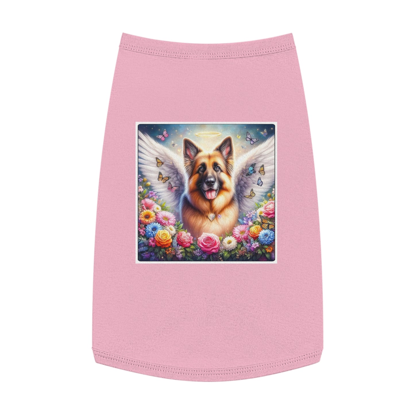 Pet Tank Top German Shepherd Pets Printify L Pink