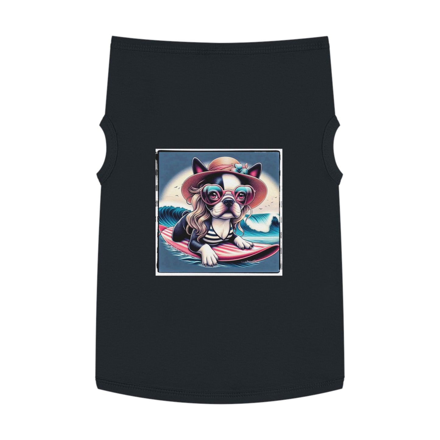 Pet Tank Top Boston Terrier Pets Printify XL Black 