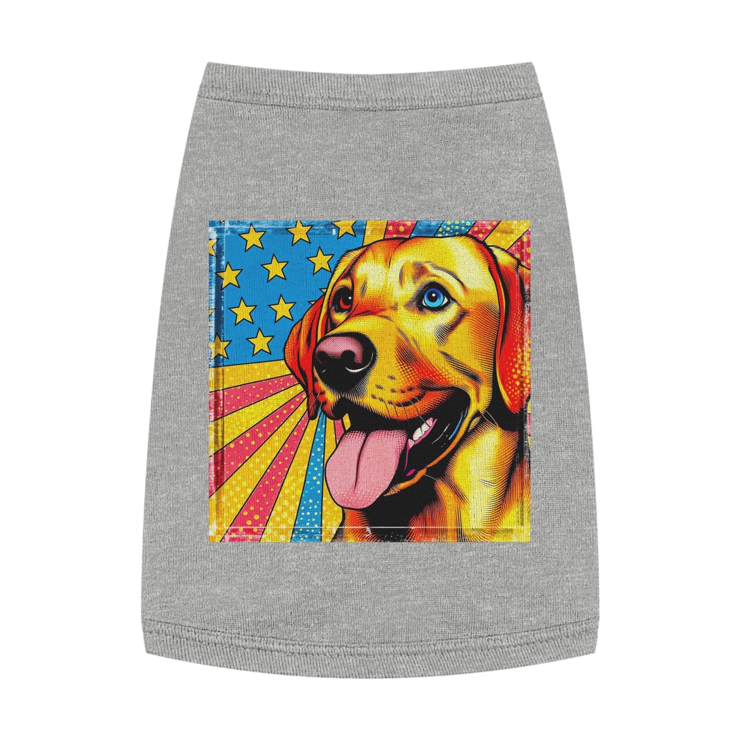 Pet Tank Top Labrador Retriever Pets Printify M Heather 