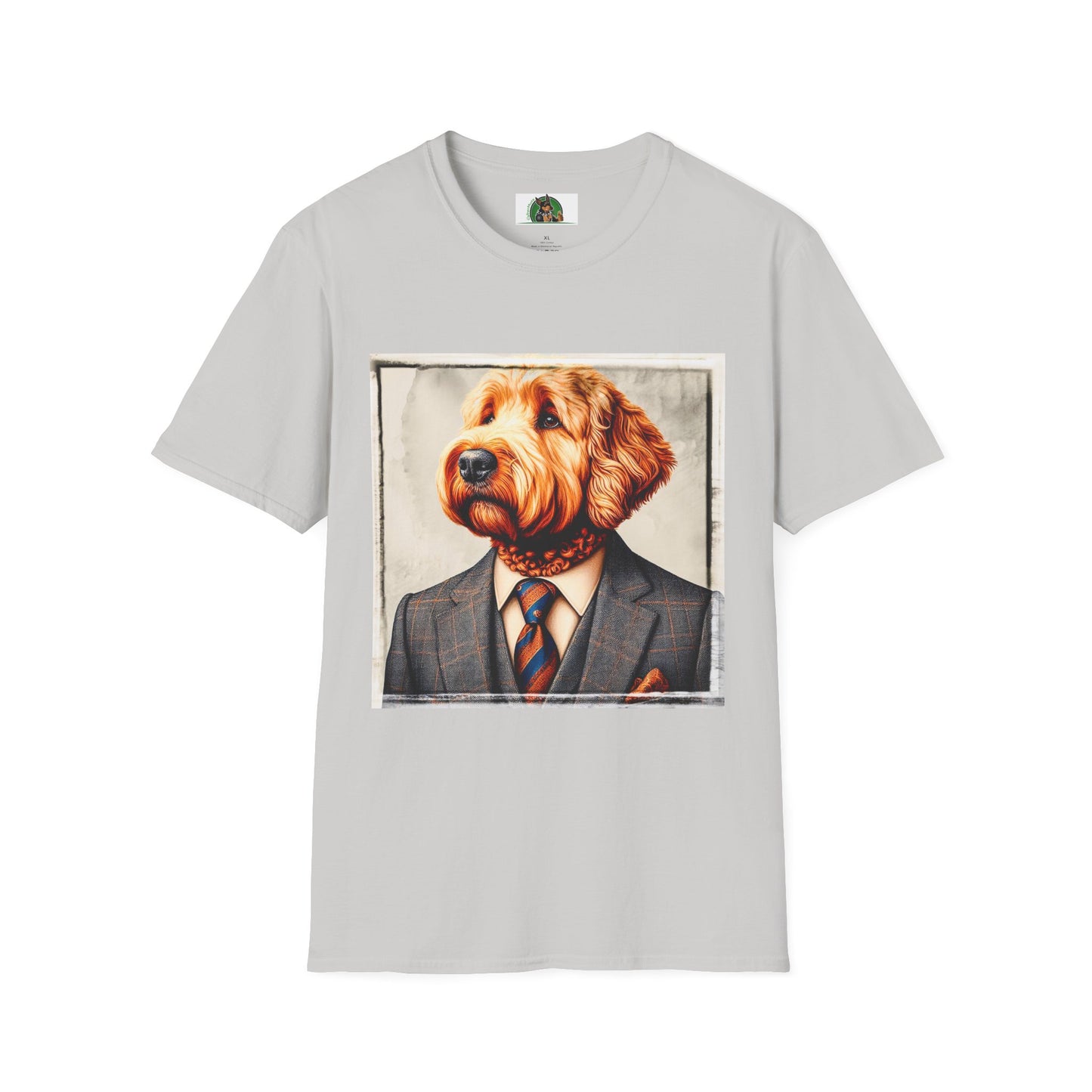 Golden Doodle T-Shirt Printify S Ice Grey