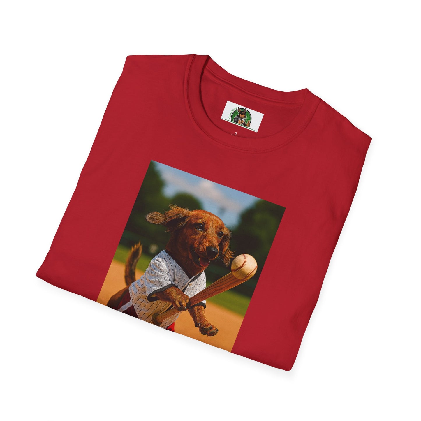 Sports Dachshund Baseball T-Shirt