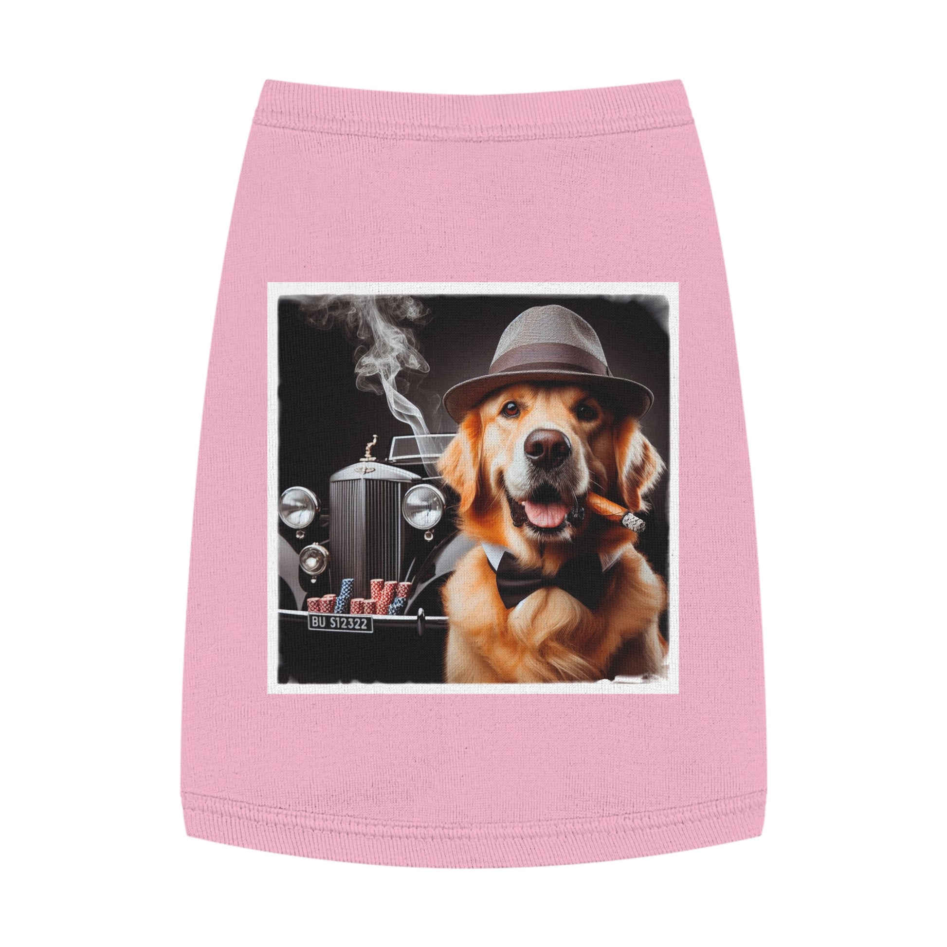 Golden Retriever pet tank top Pets Printify   