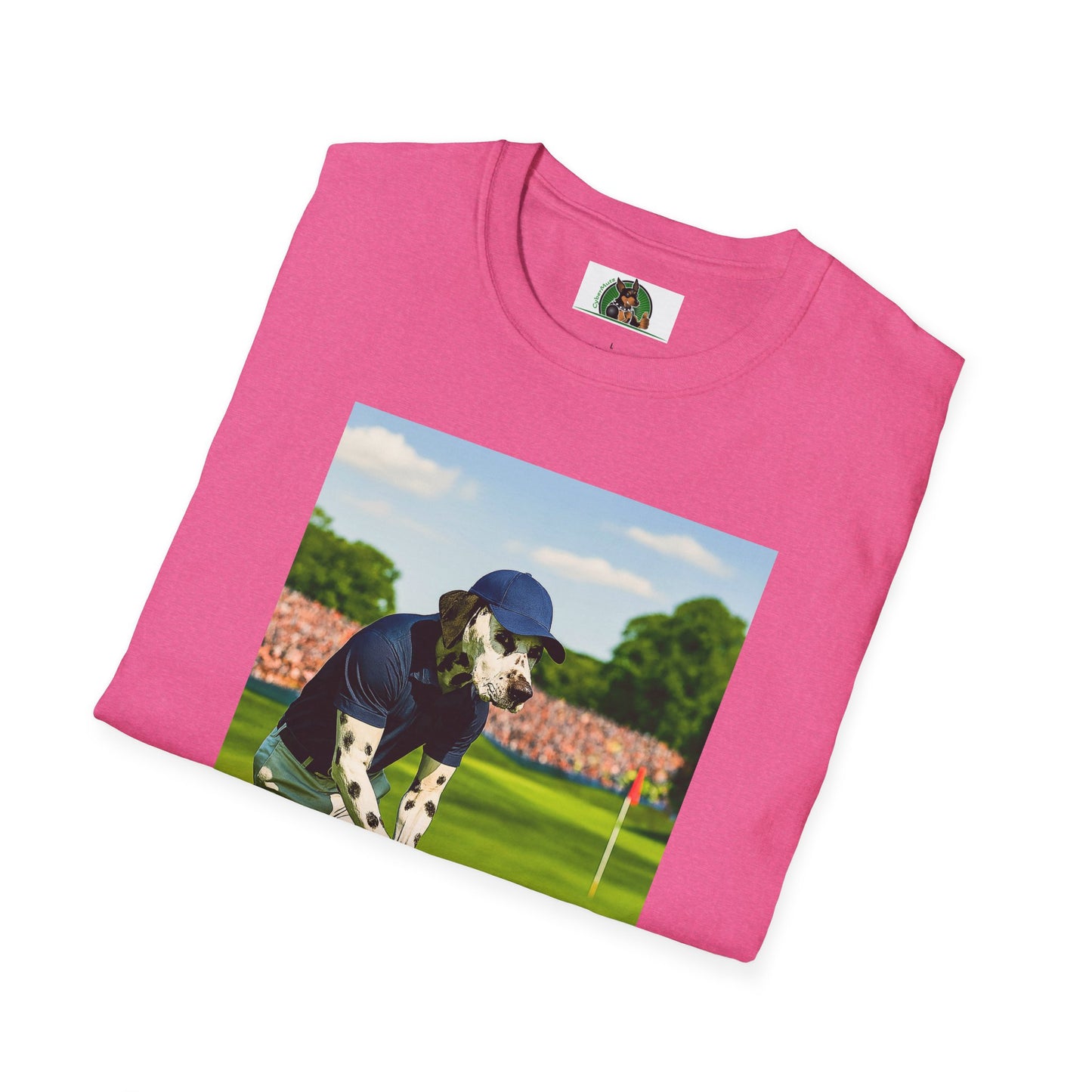 Golf Dalmatian Sports T-Shirt