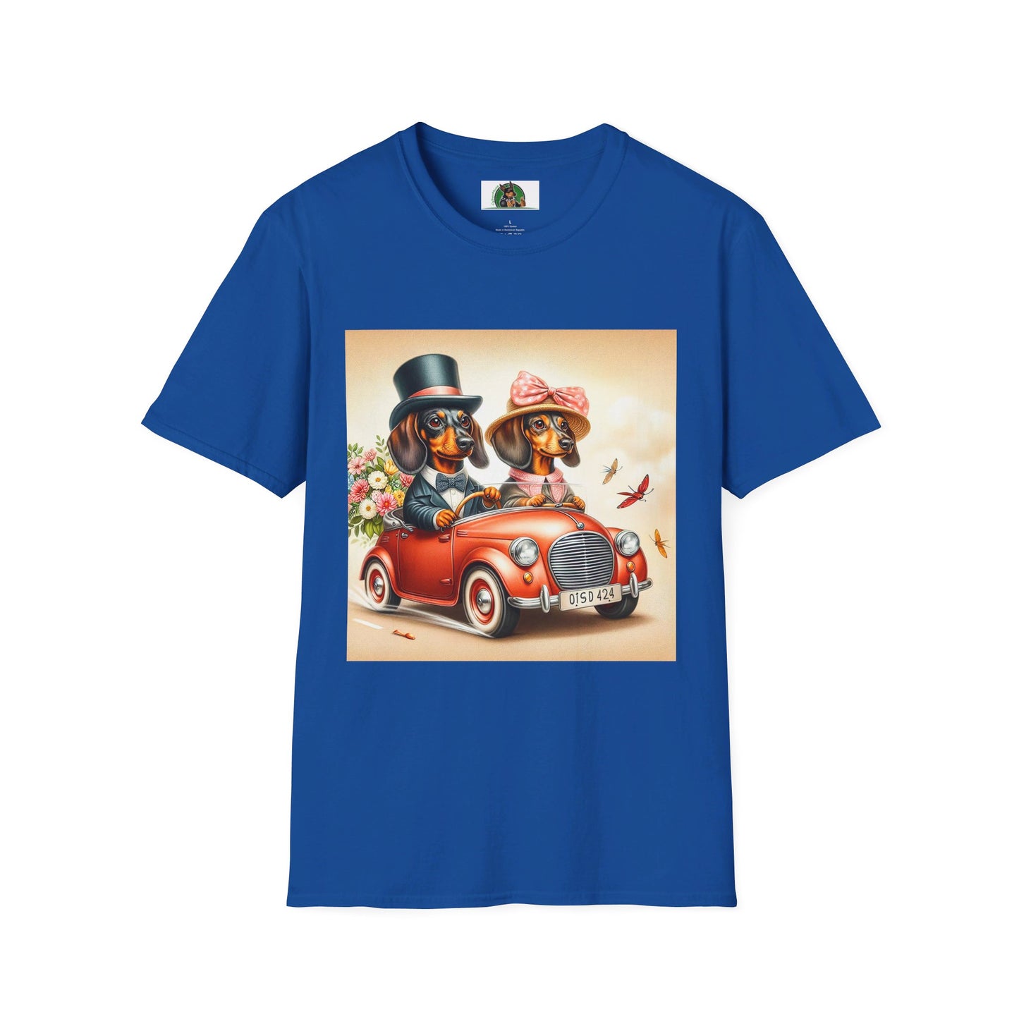 Wacky Dachshund T-Shirt Printify Royal S 